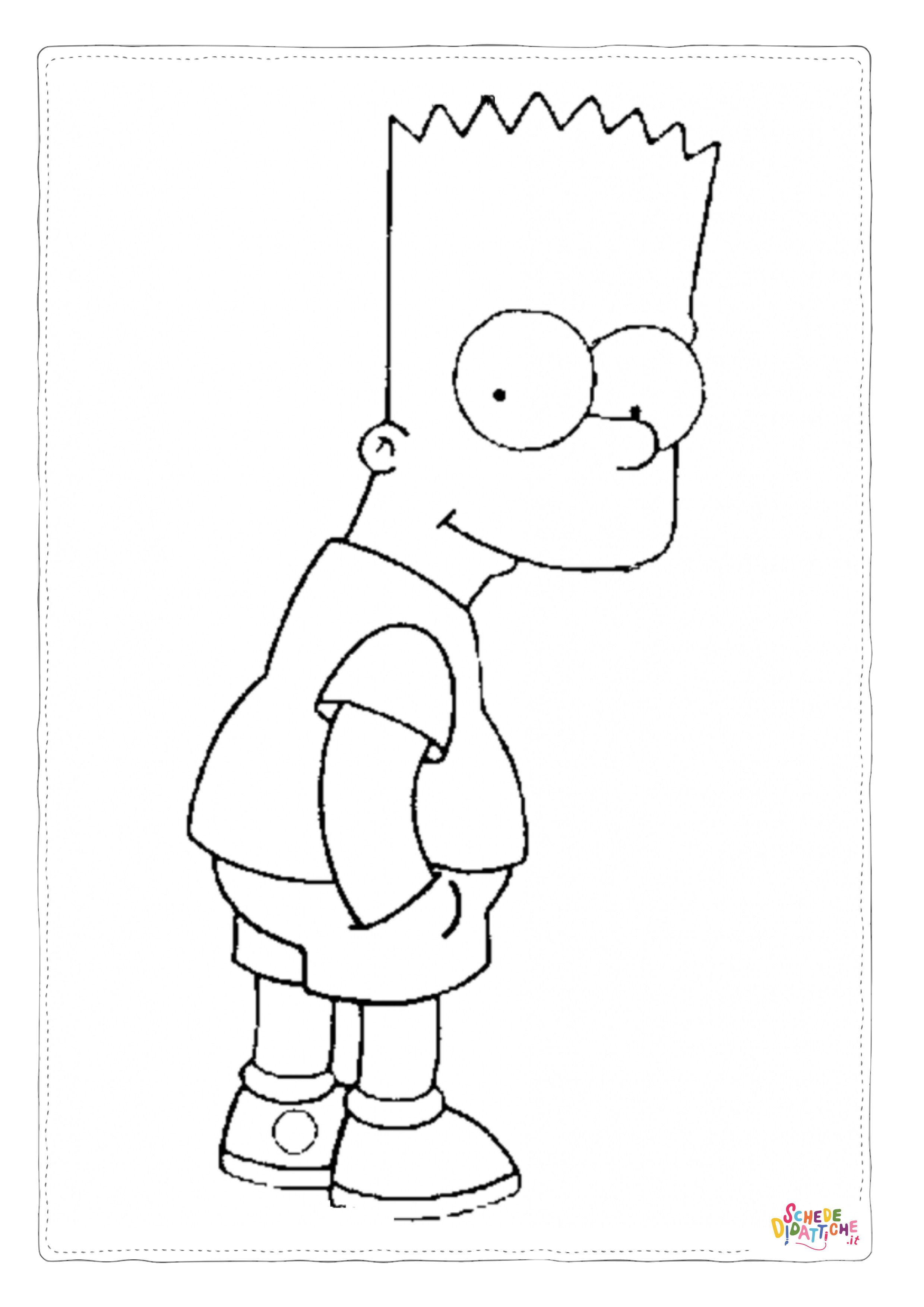 Disegno di I Simpson da stampare e colorare 39