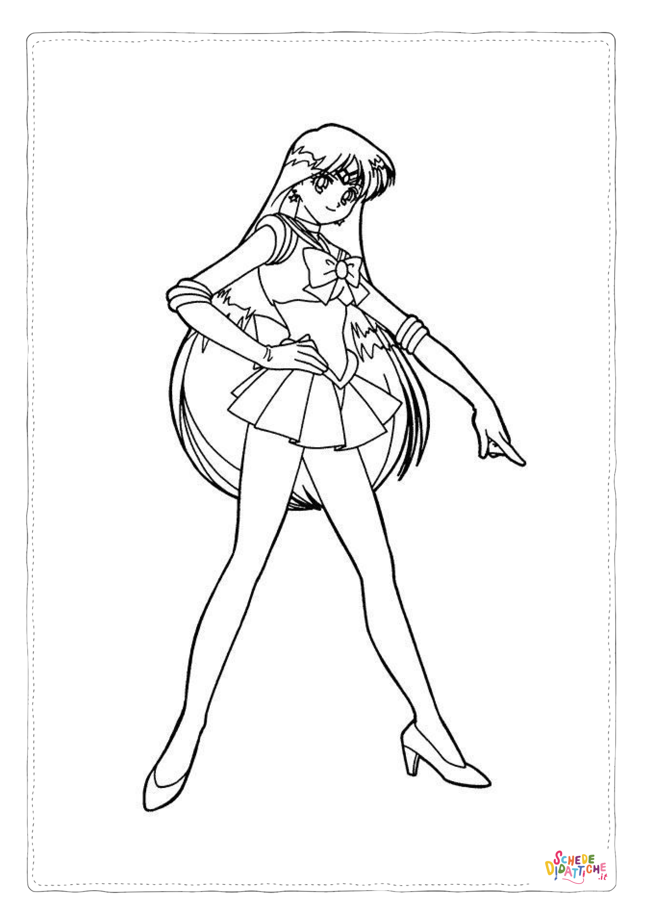 Disegno di Sailor Moon da stampare e colorare 60