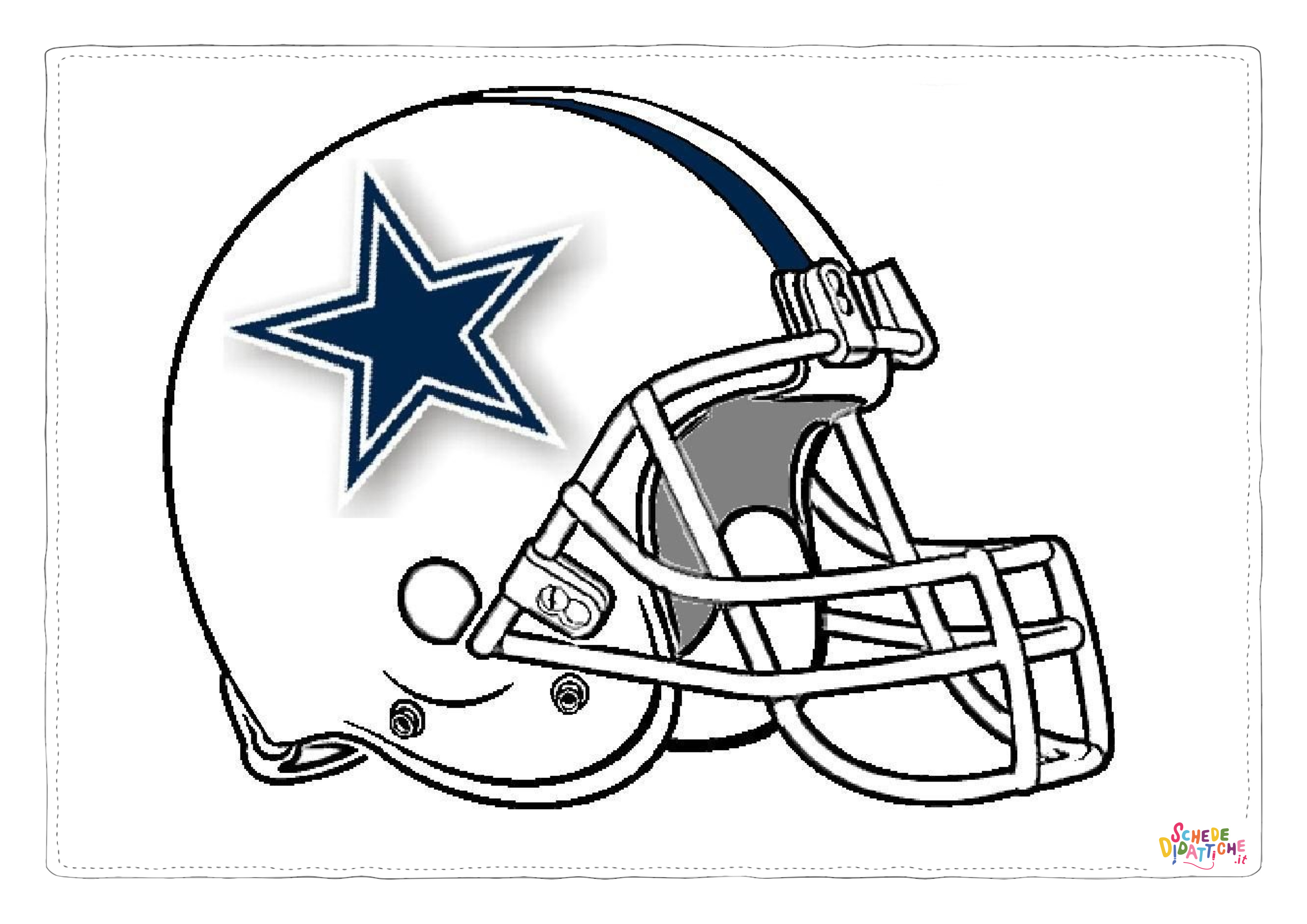 Disegno di football americano da stampare e colorare 32