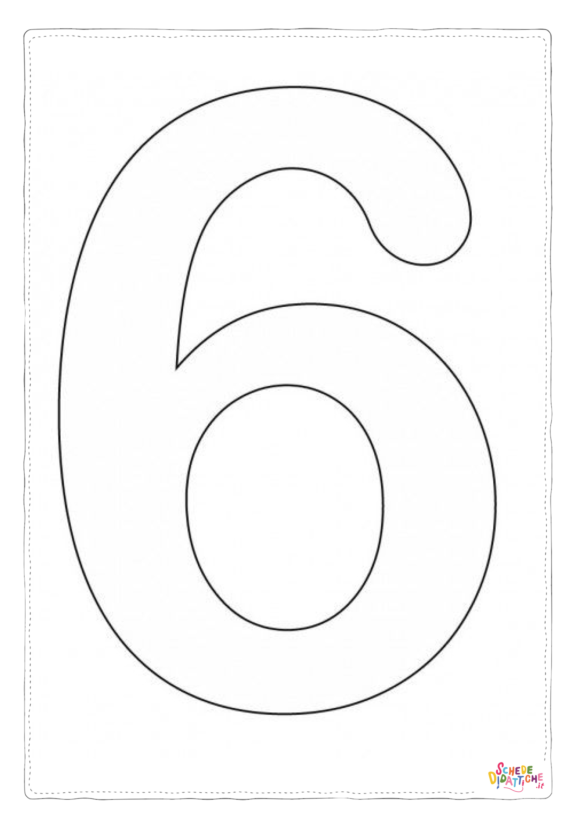 Disegno "Disegno di numero da stampare e colorare 34" Disegno di numero da stampare e colorare 34