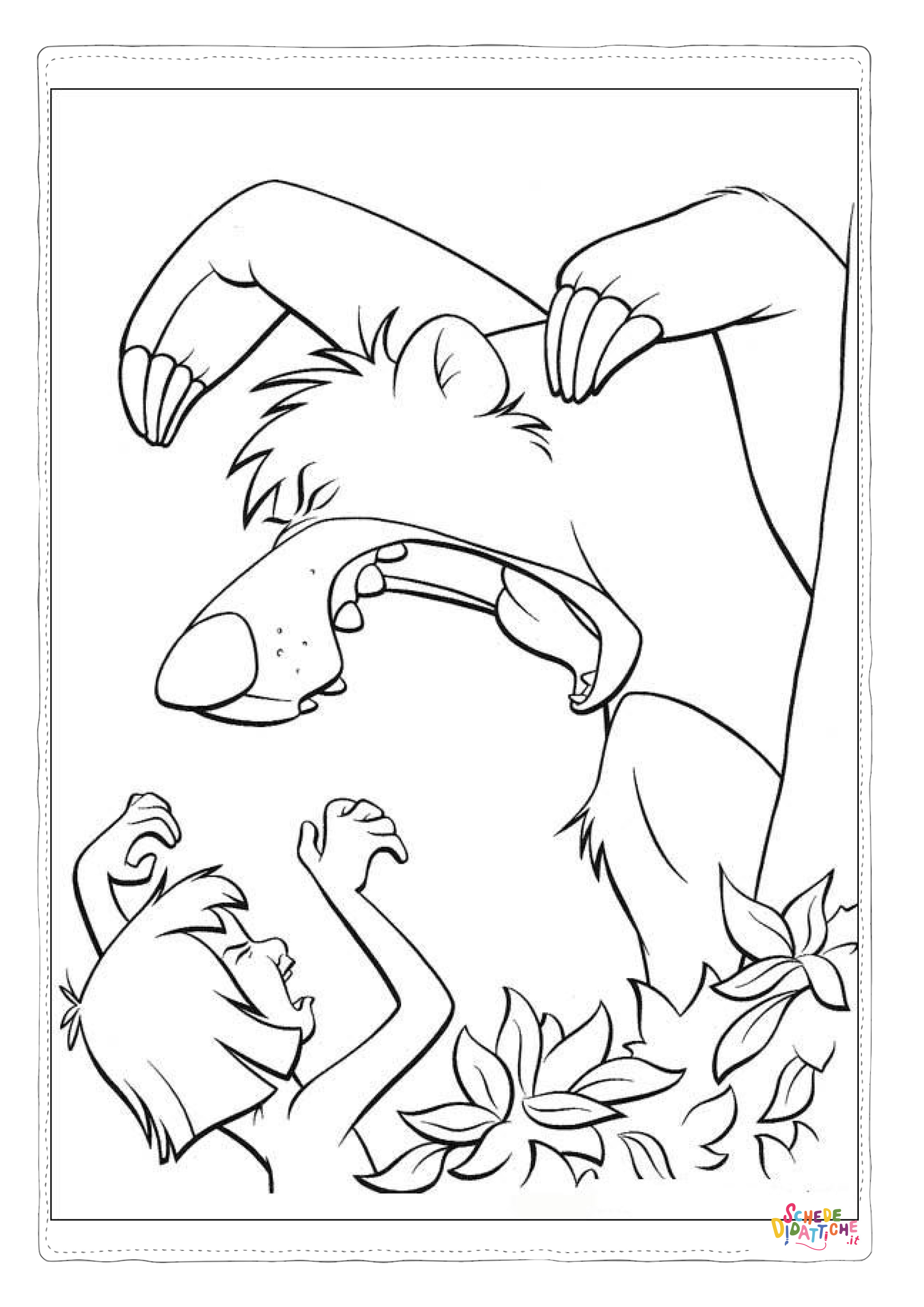 Disegno "Disegno di Il libro della giungla da stampare e colorare 30" Disegno di Il libro della giungla da stampare e colorare 30