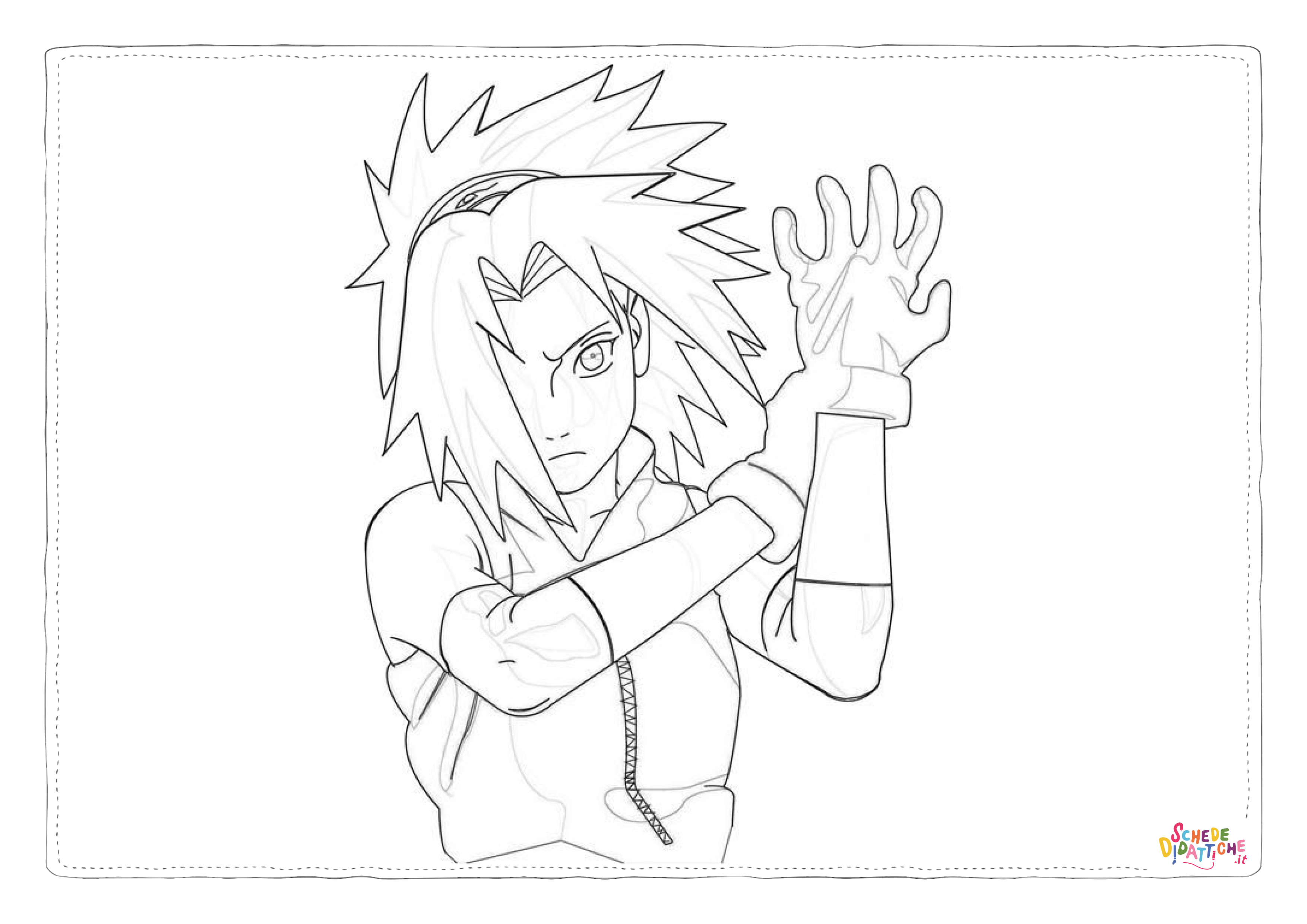 Disegno di Naruto da stampare e colorare 36