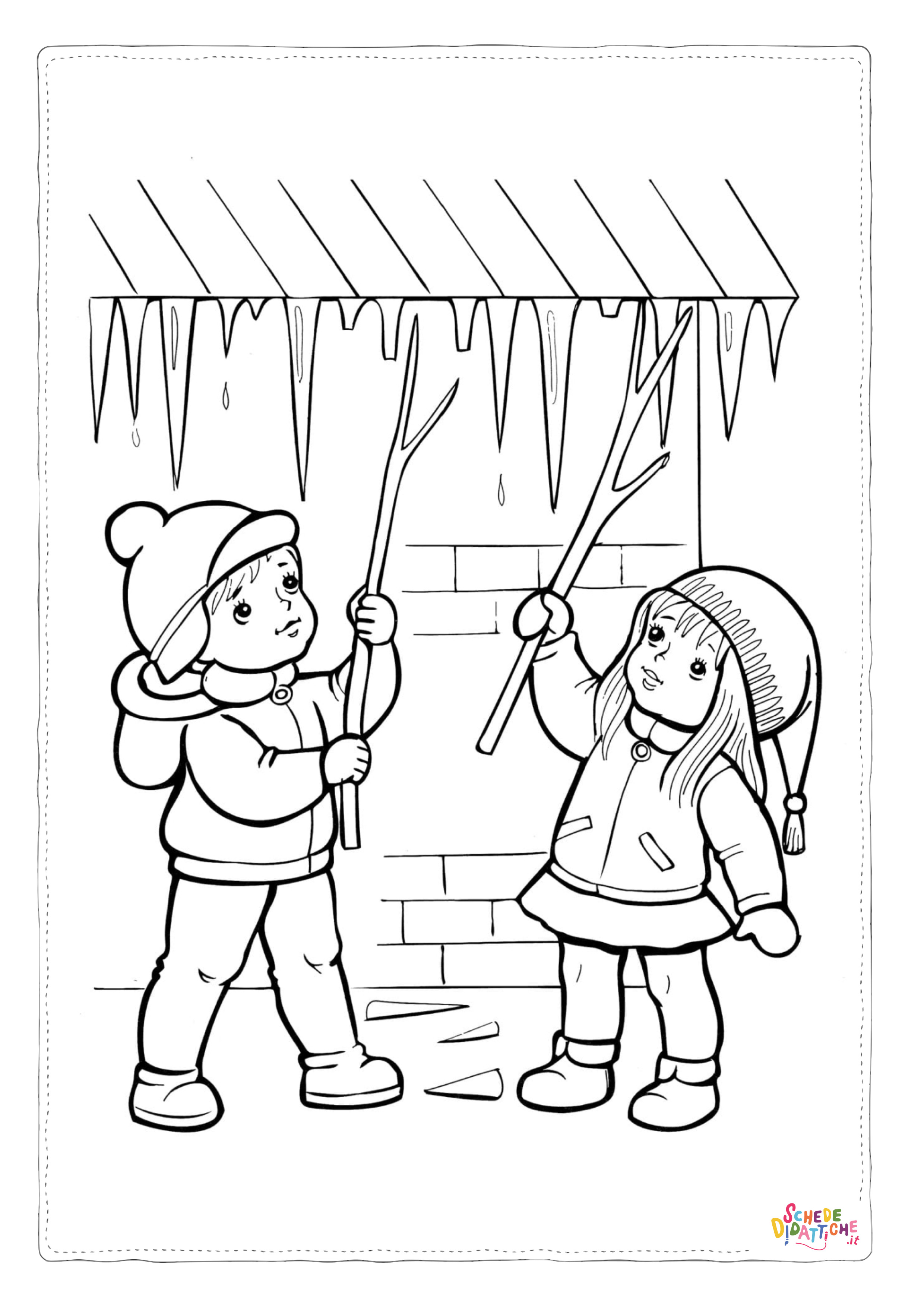 Disegno "Disegno di bambino da stampare e colorare 289" Disegno di bambino da stampare e colorare 289