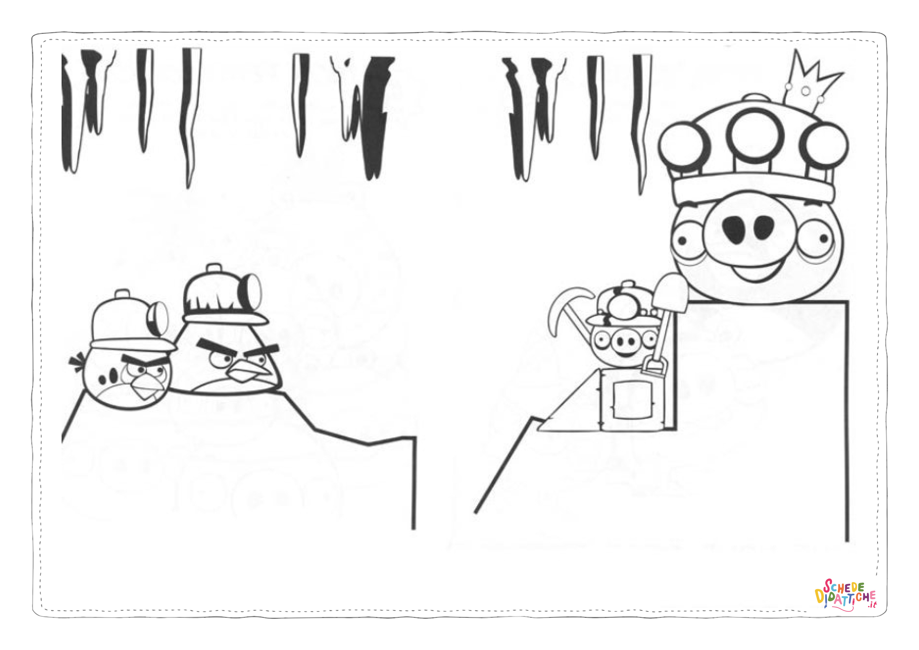 Disegno "Disegno di Angry birds da stampare e colorare 64" Disegno di Angry birds da stampare e colorare 64