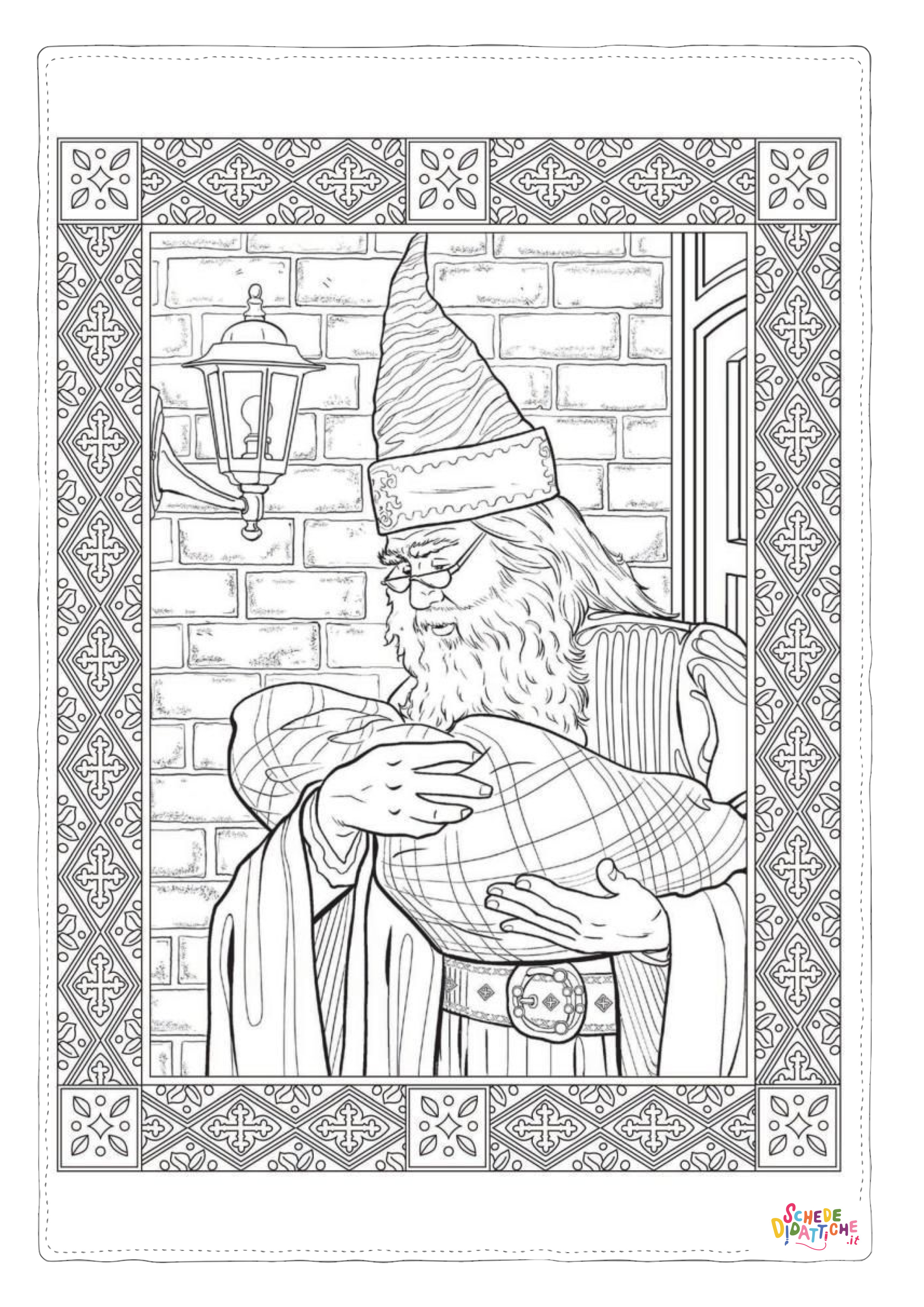 Disegno "Disegno di mandala da stampare e colorare 1326" Disegno di mandala da stampare e colorare 1326