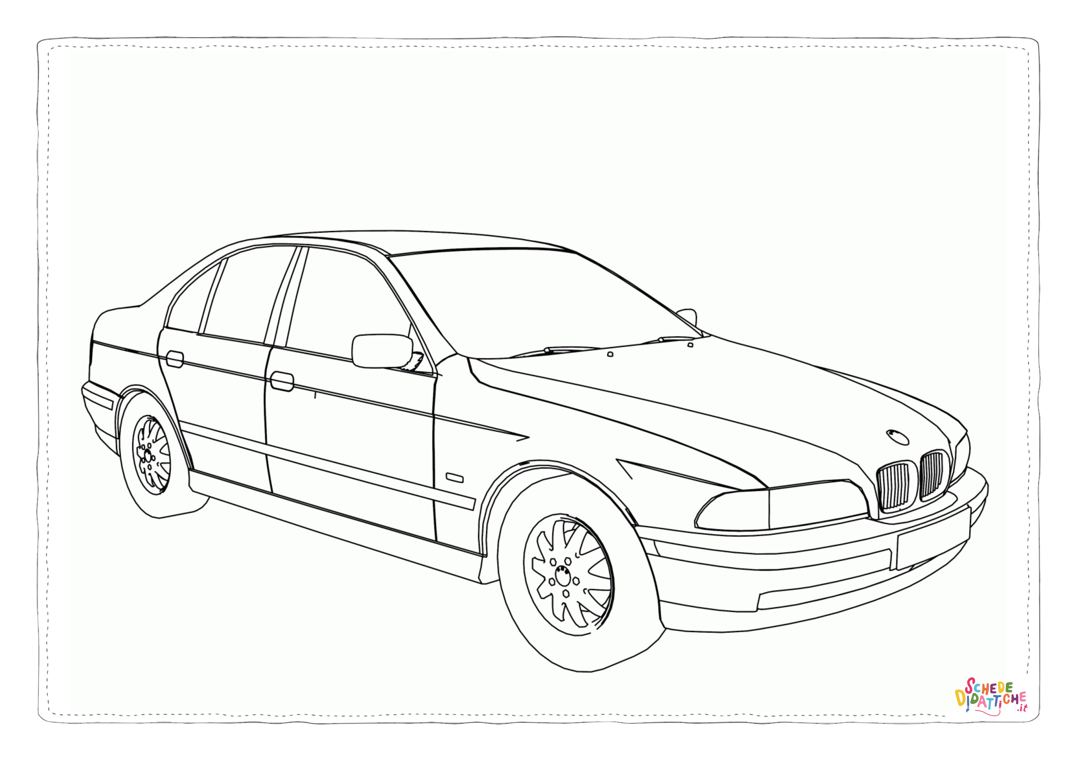 Disegno "Disegno di automobile da stampare e colorare 143" Disegno di automobile da stampare e colorare 143
