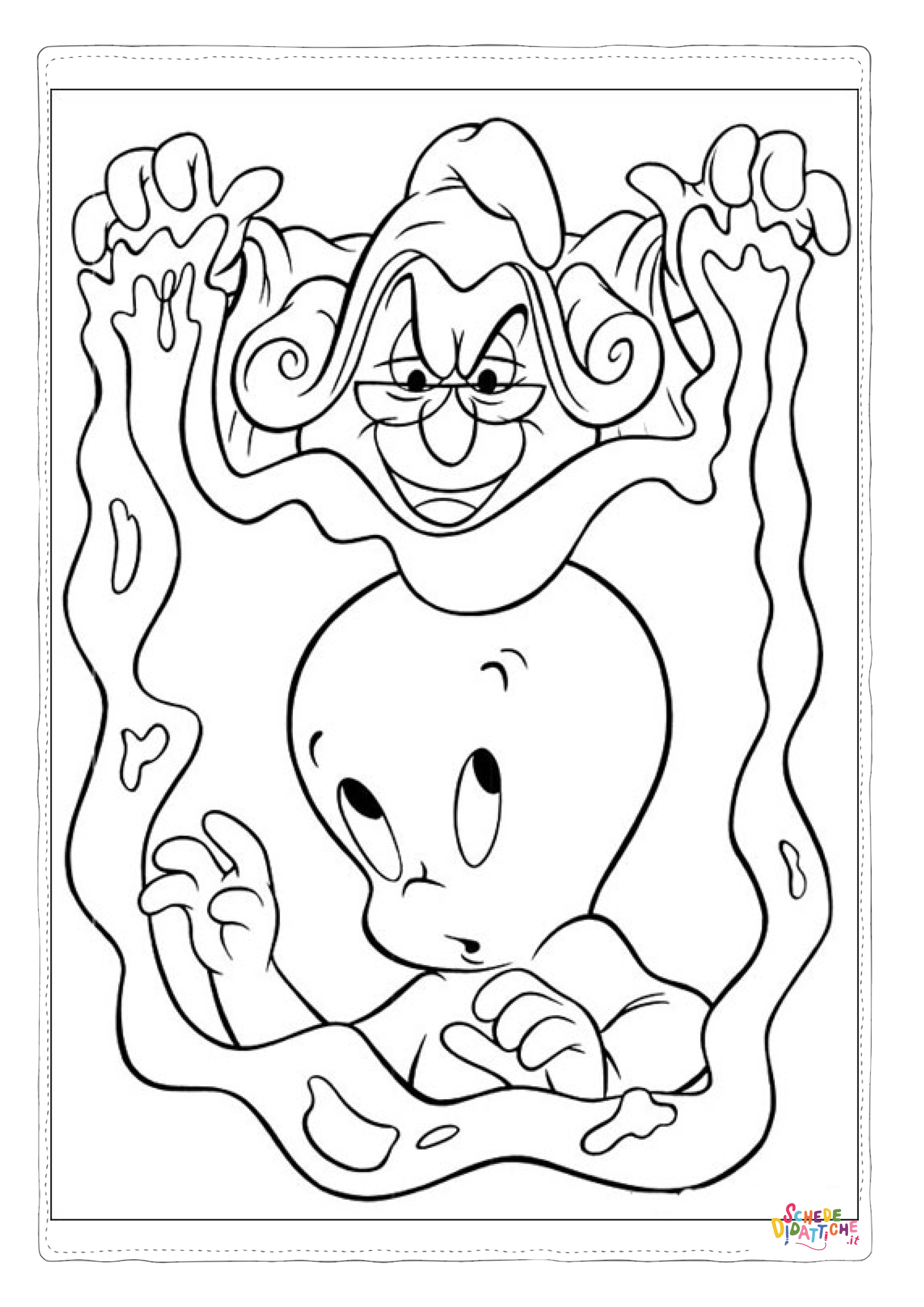 Disegno di Casper da stampare e colorare 18