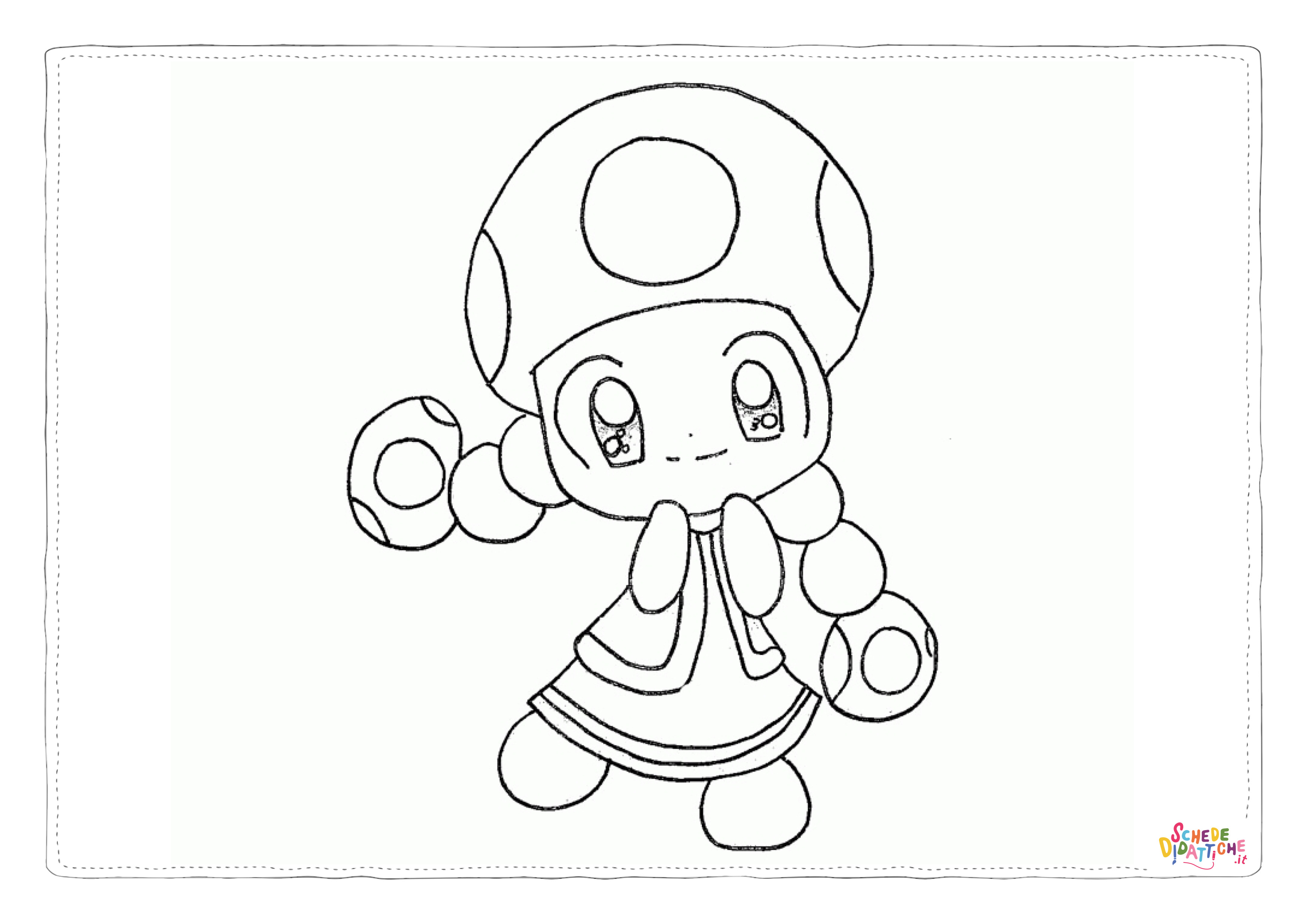 Disegno "Disegno di Super Mario da stampare e colorare 64" Disegno di Super Mario da stampare e colorare 64
