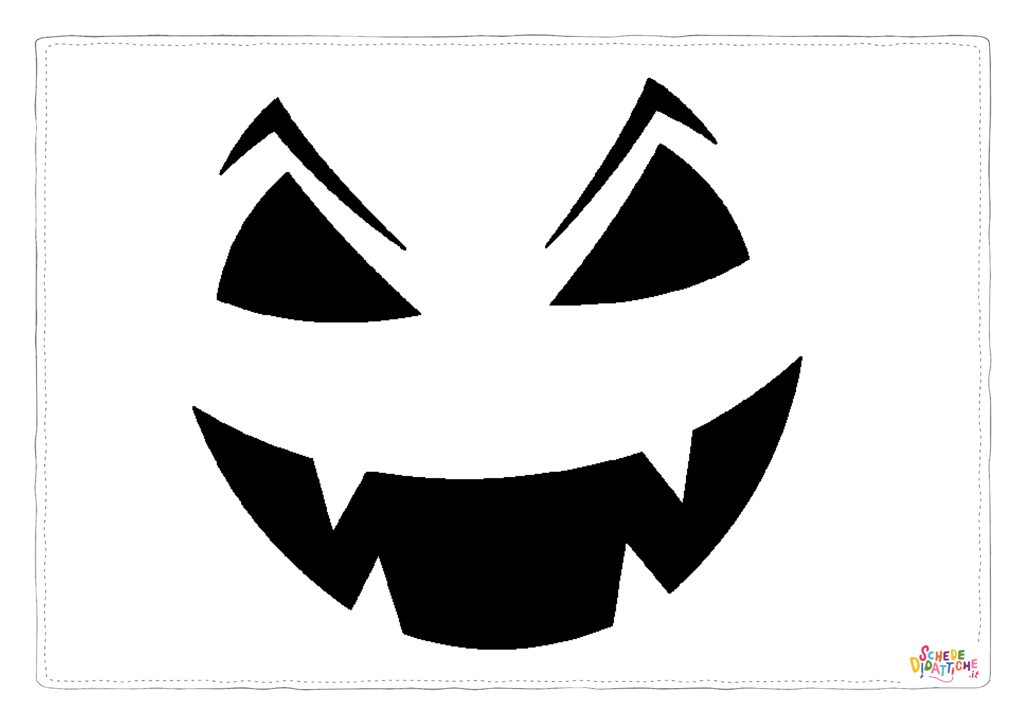 Disegno "Disegno di zucca di Halloween da stampare e colorare 141" Disegno di zucca di Halloween da stampare e colorare 141