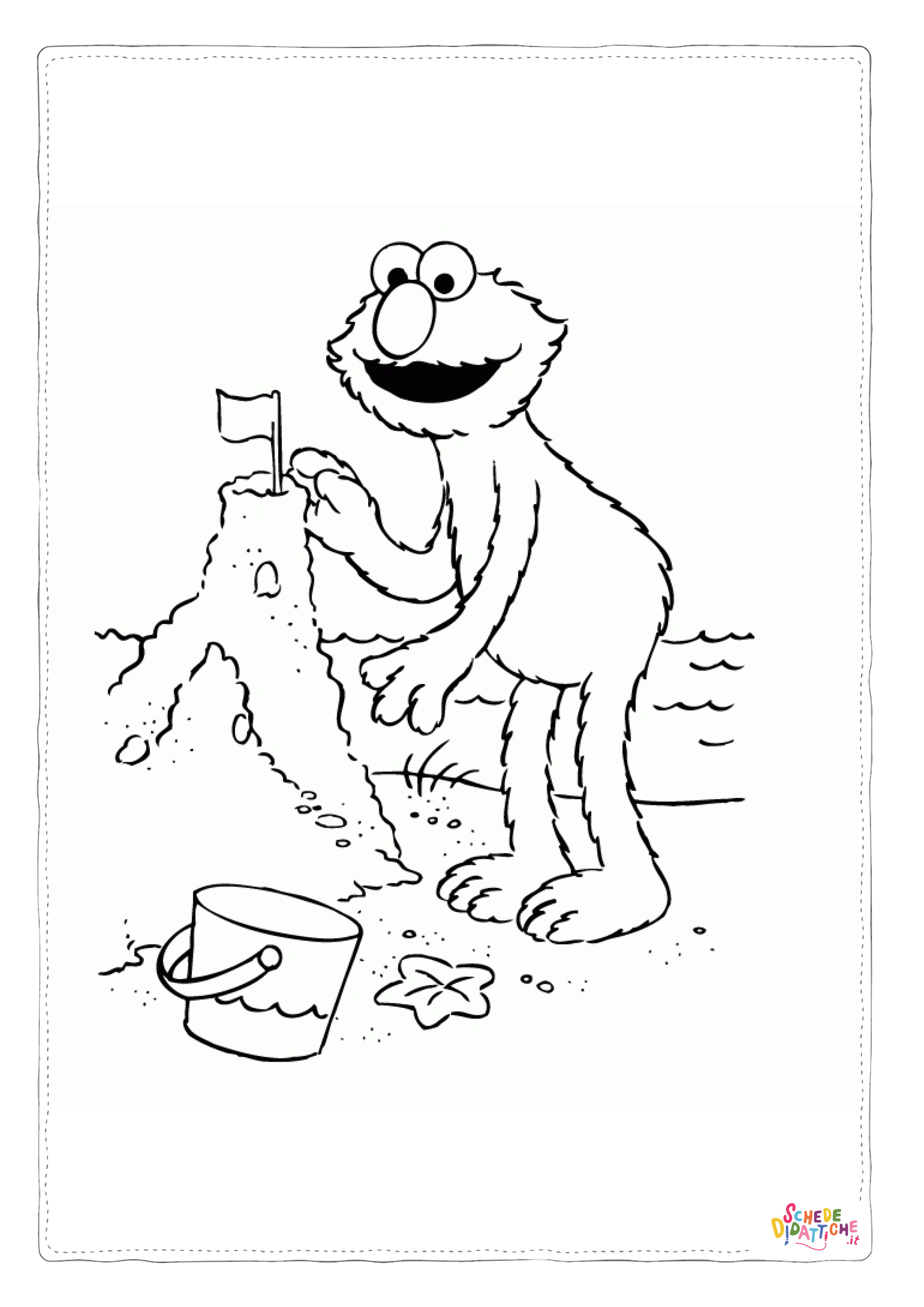 Disegno "Disegno di Muppets da stampare e colorare 17" Disegno di Muppets da stampare e colorare 17