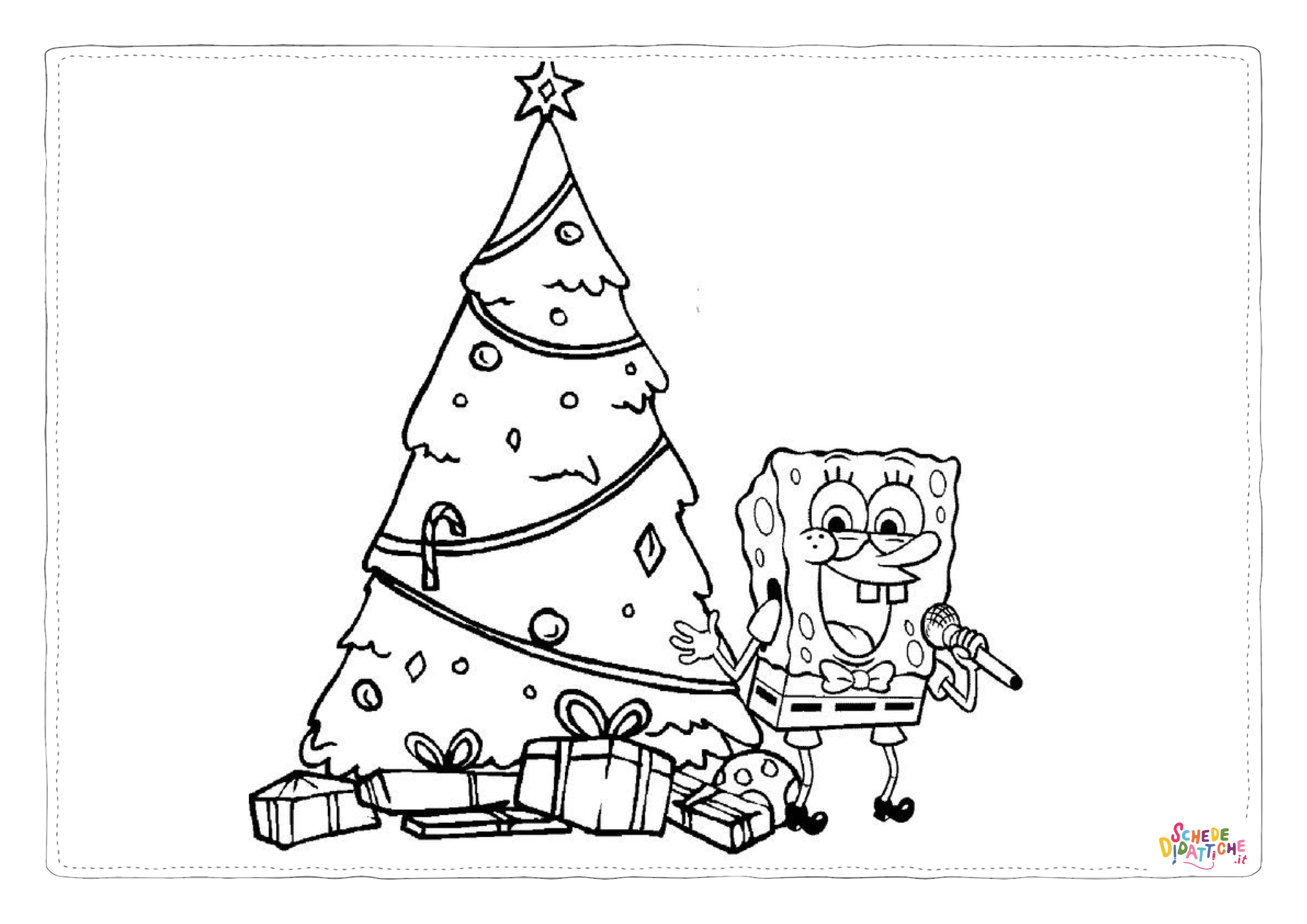 Disegno di Spongebob da stampare e colorare 49