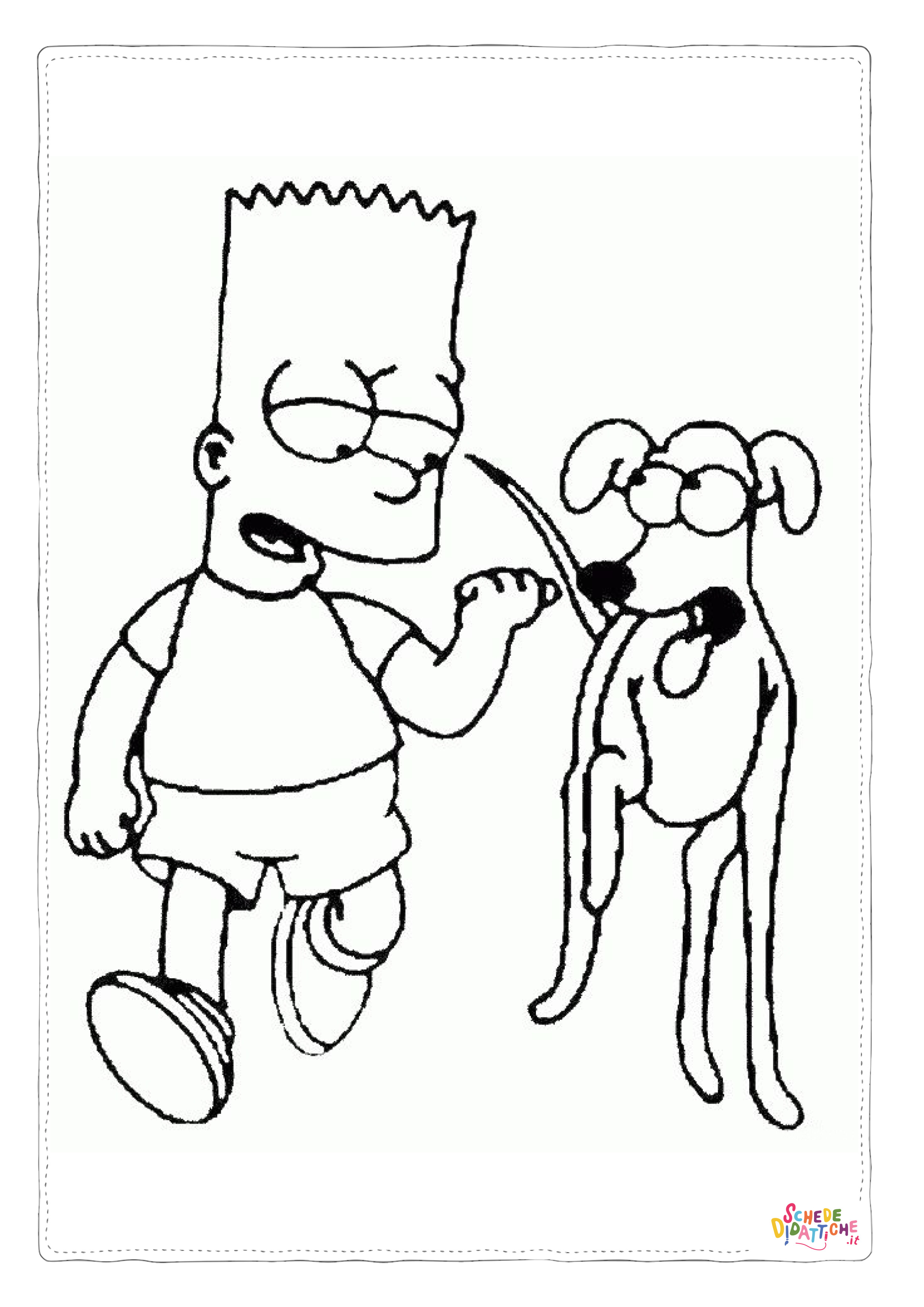 Disegno di I Simpson da stampare e colorare 53