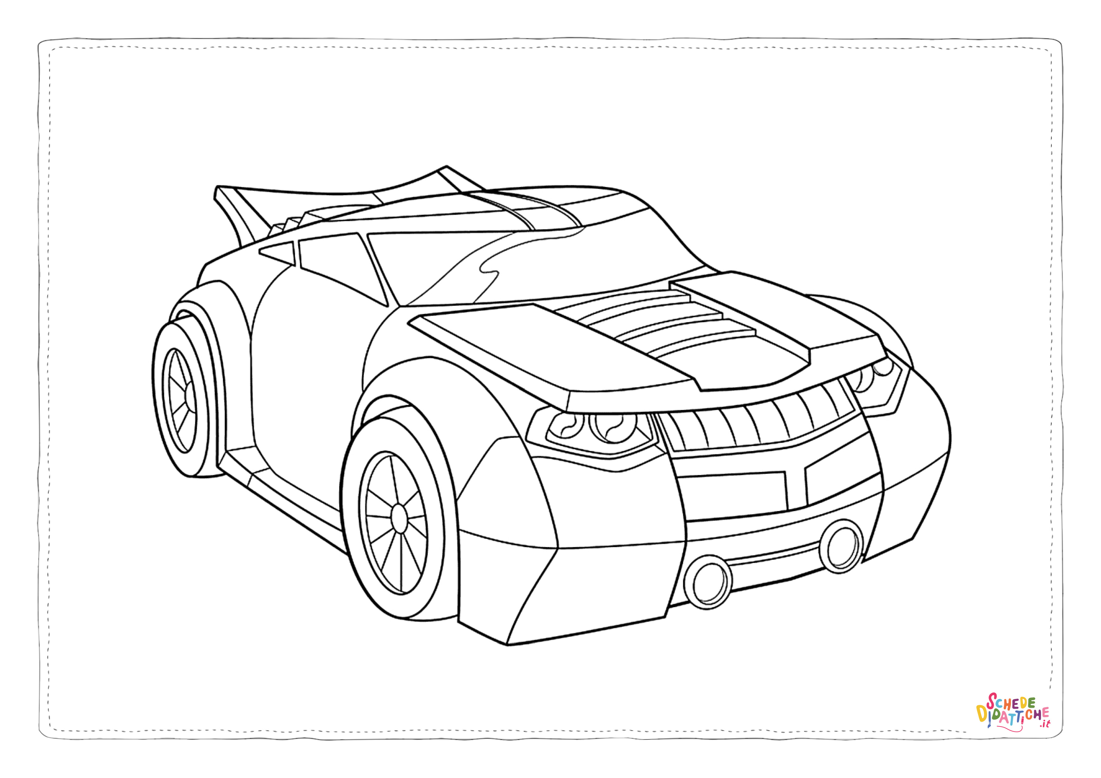 Disegno "Disegno di automobile da stampare e colorare 177" Disegno di automobile da stampare e colorare 177