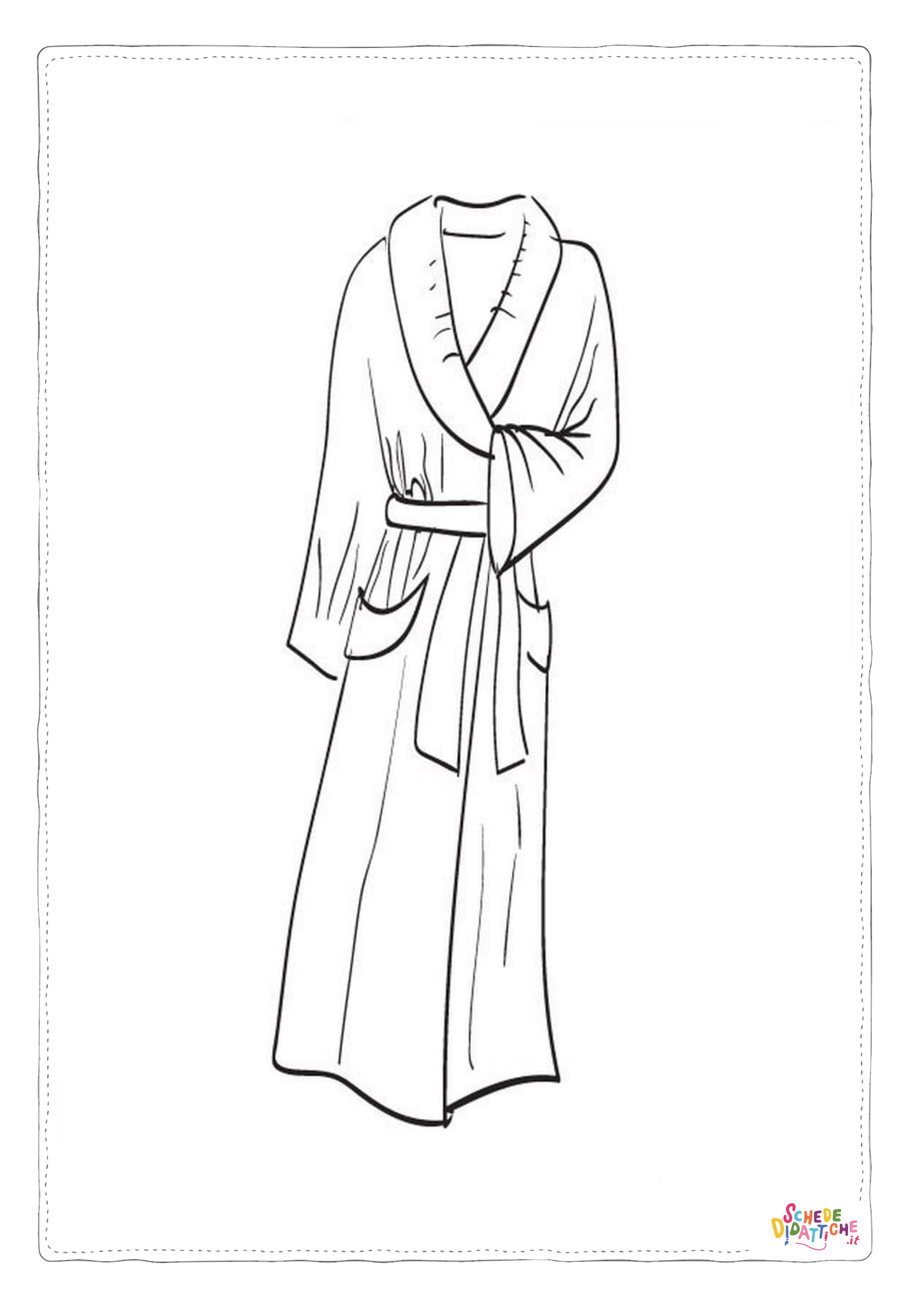 Disegno di vestito da uomo da stampare e colorare 4