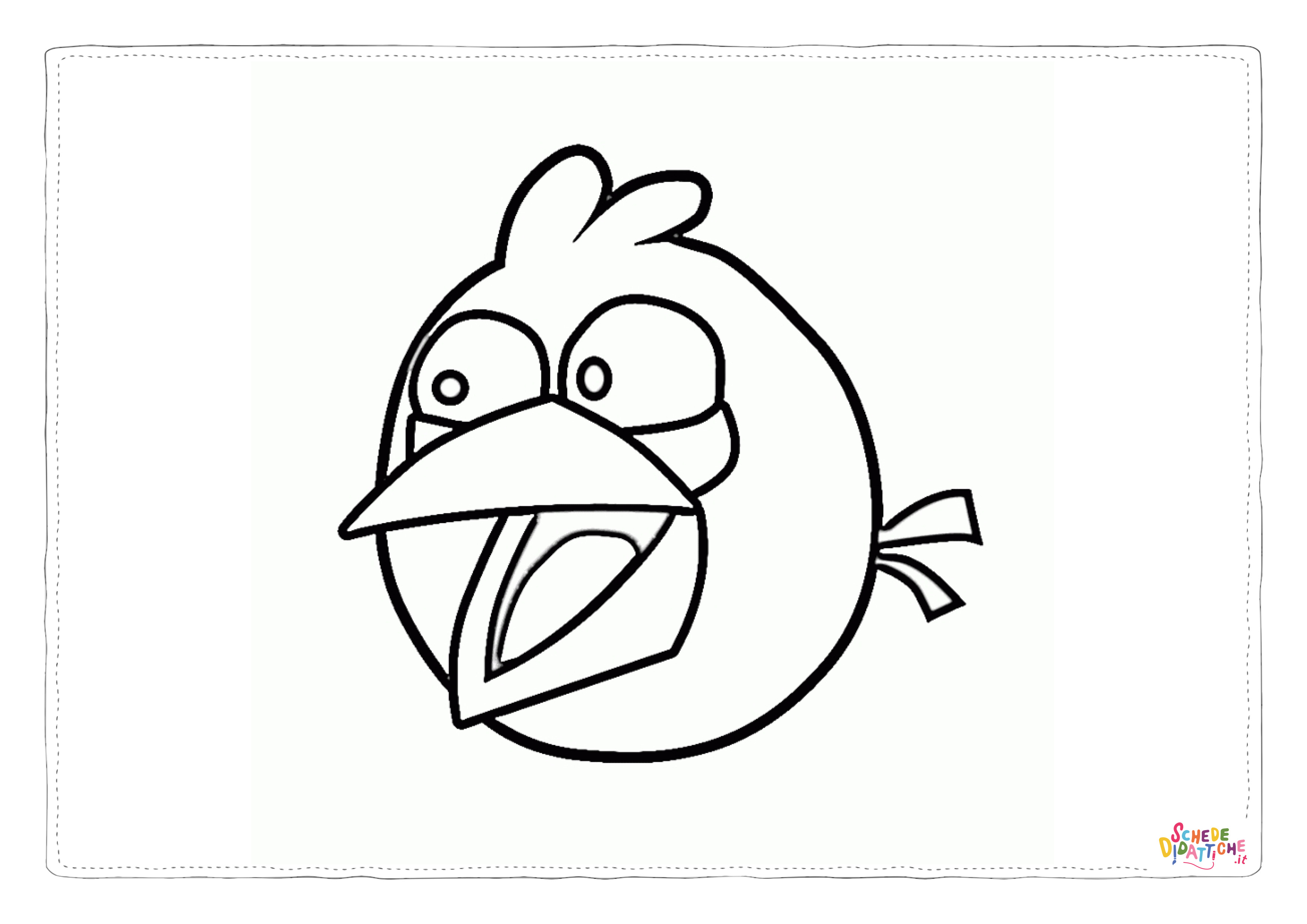 Disegno "Disegno di Angry birds da stampare e colorare 35" Disegno di Angry birds da stampare e colorare 35