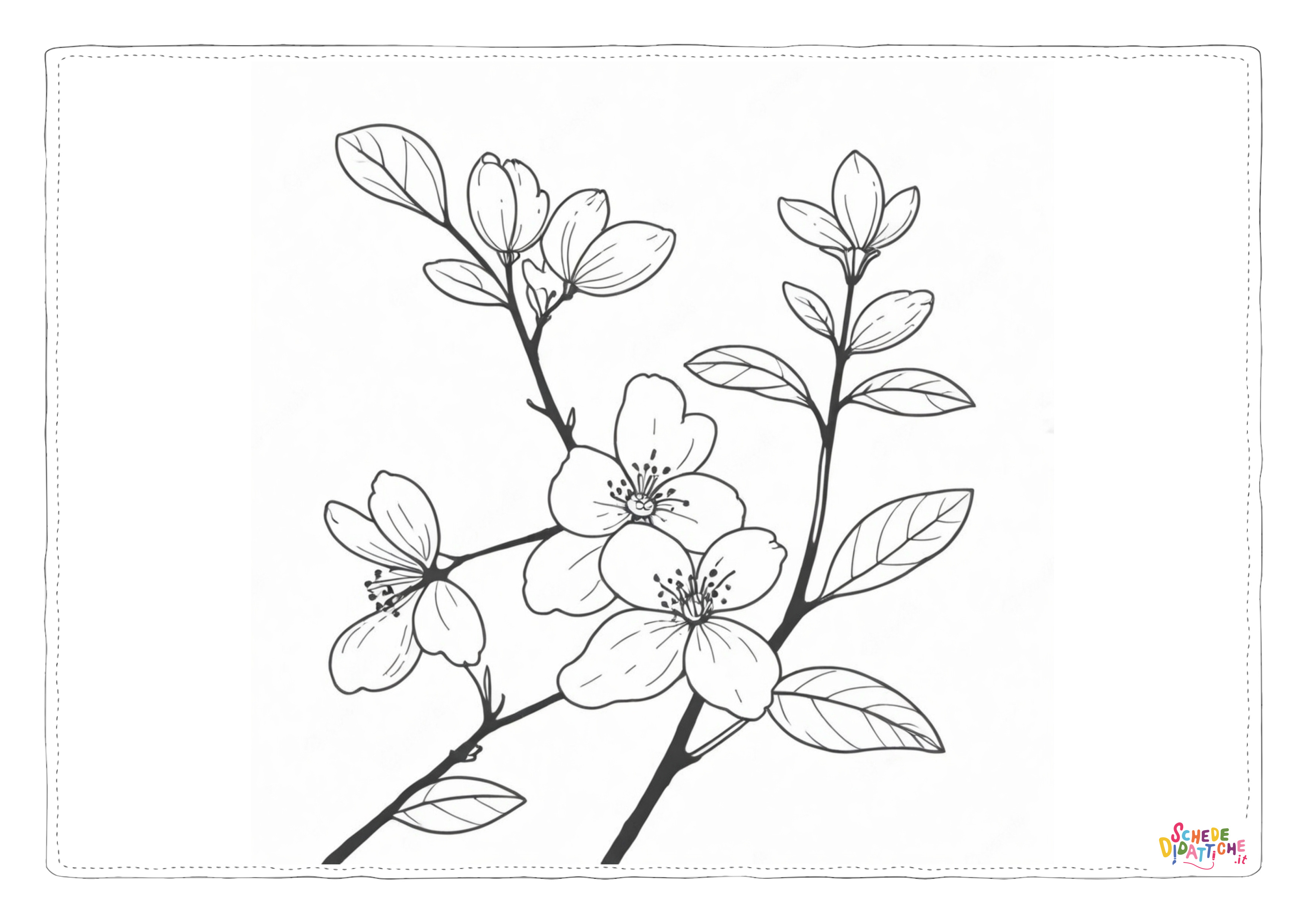Disegno "Ramo fiorito 2" Ramo fiorito 2