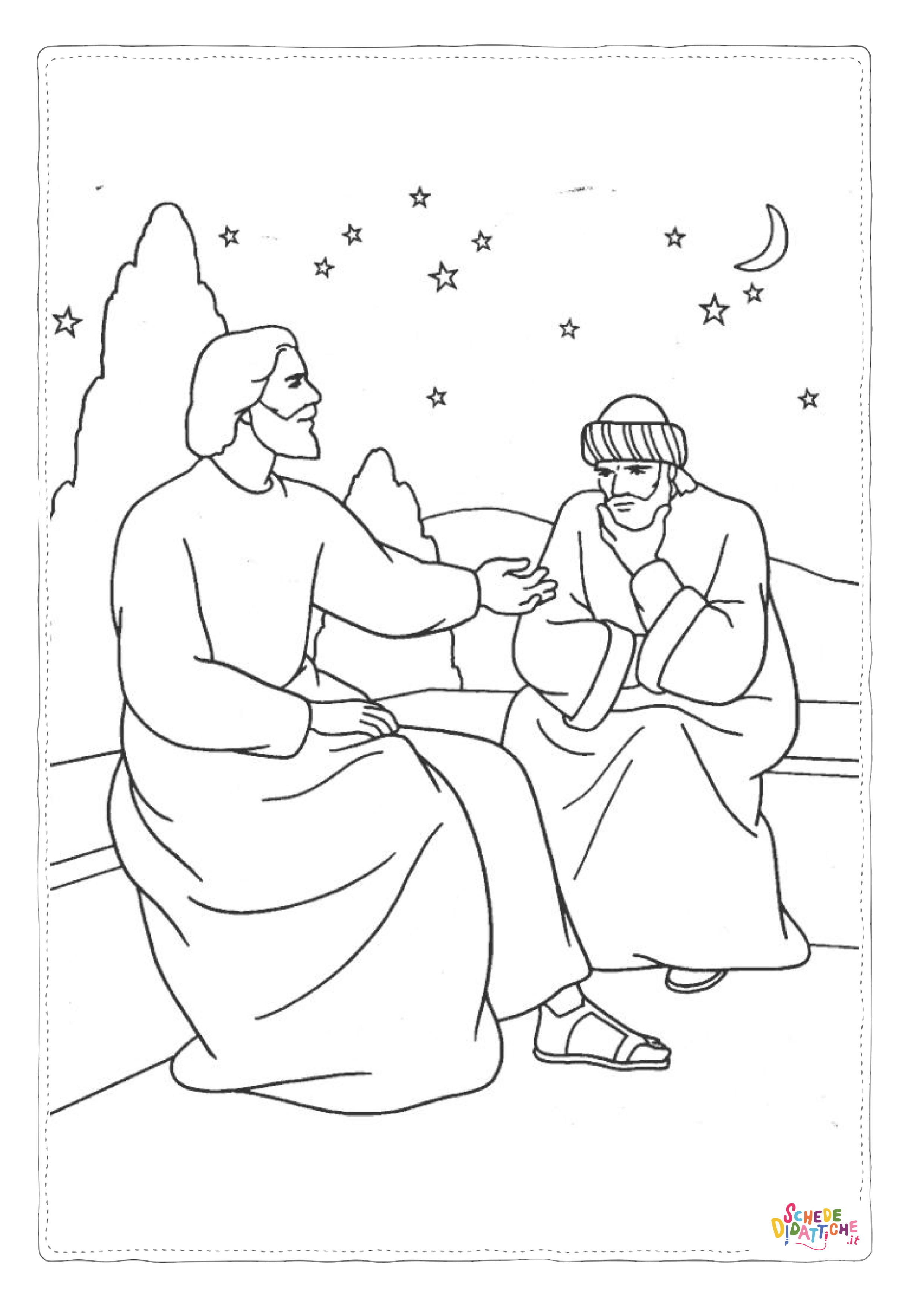Disegno "Disegno di Cristianesimo da stampare e colorare 307" Disegno di Cristianesimo da stampare e colorare 307