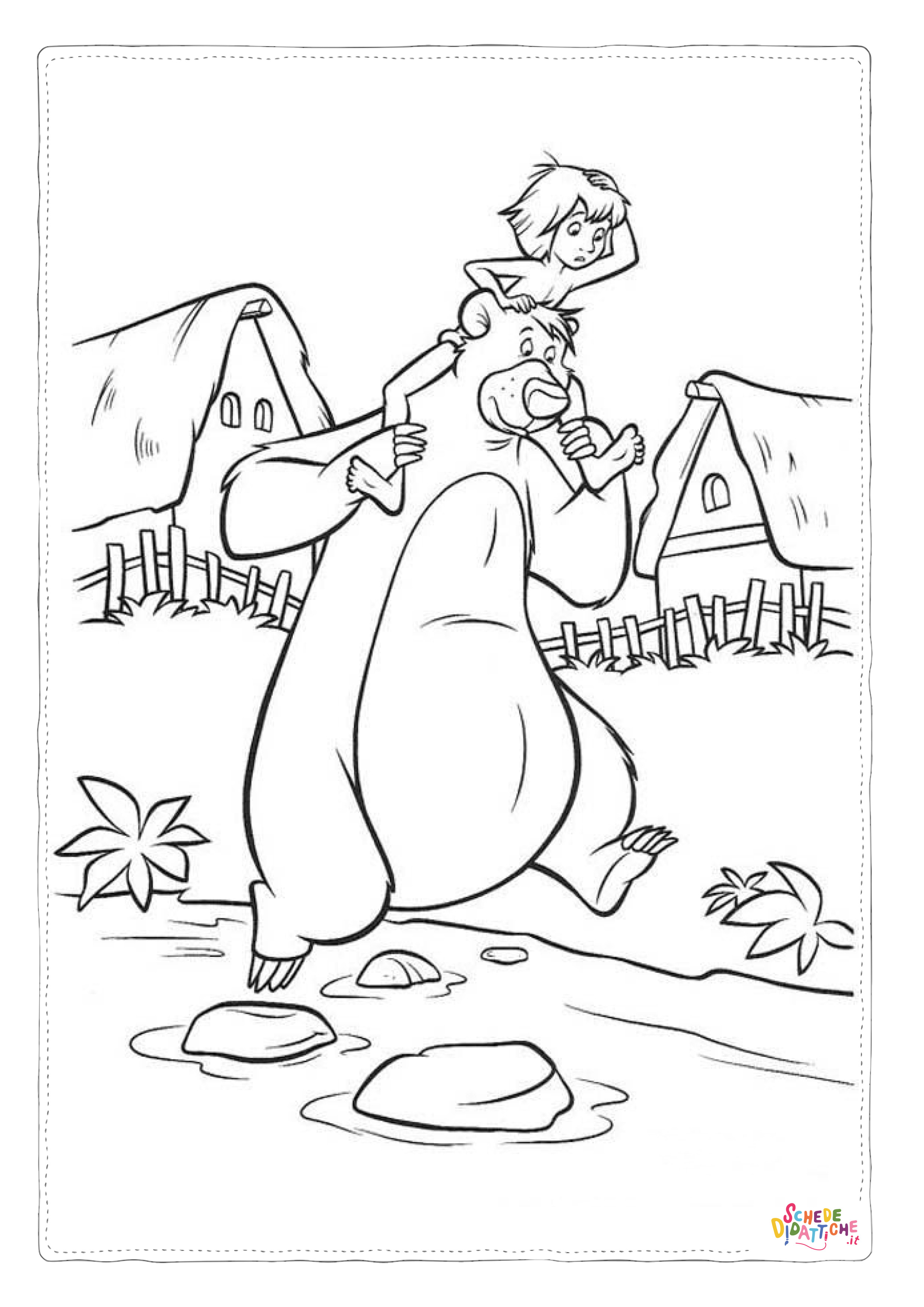 Disegno "Disegno di Il libro della giungla da stampare e colorare 89" Disegno di Il libro della giungla da stampare e colorare 89