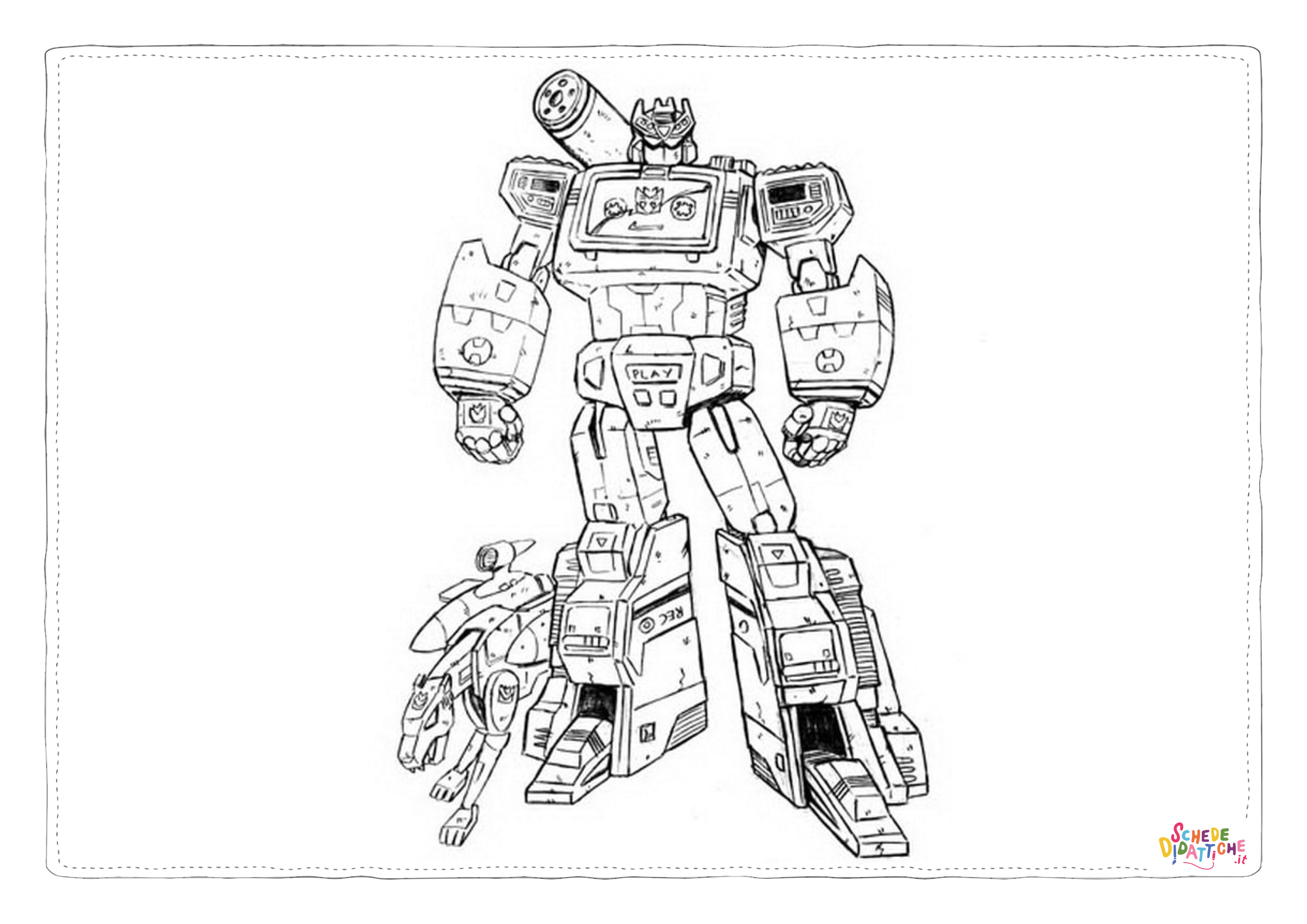 Disegno "Disegno di Transformers da stampare e colorare 54" Disegno di Transformers da stampare e colorare 54