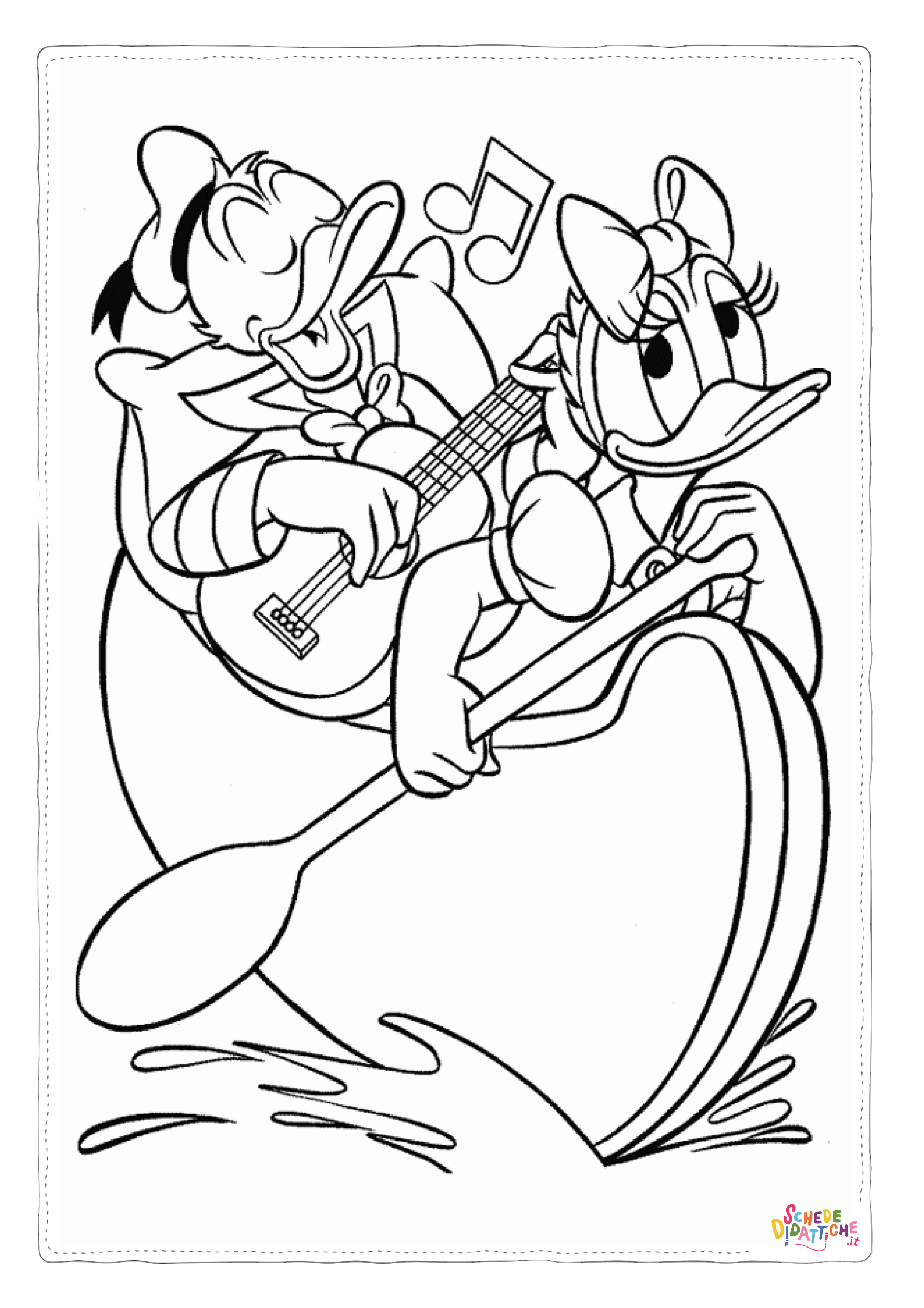 Disegno di Paperino da stampare e colorare 69