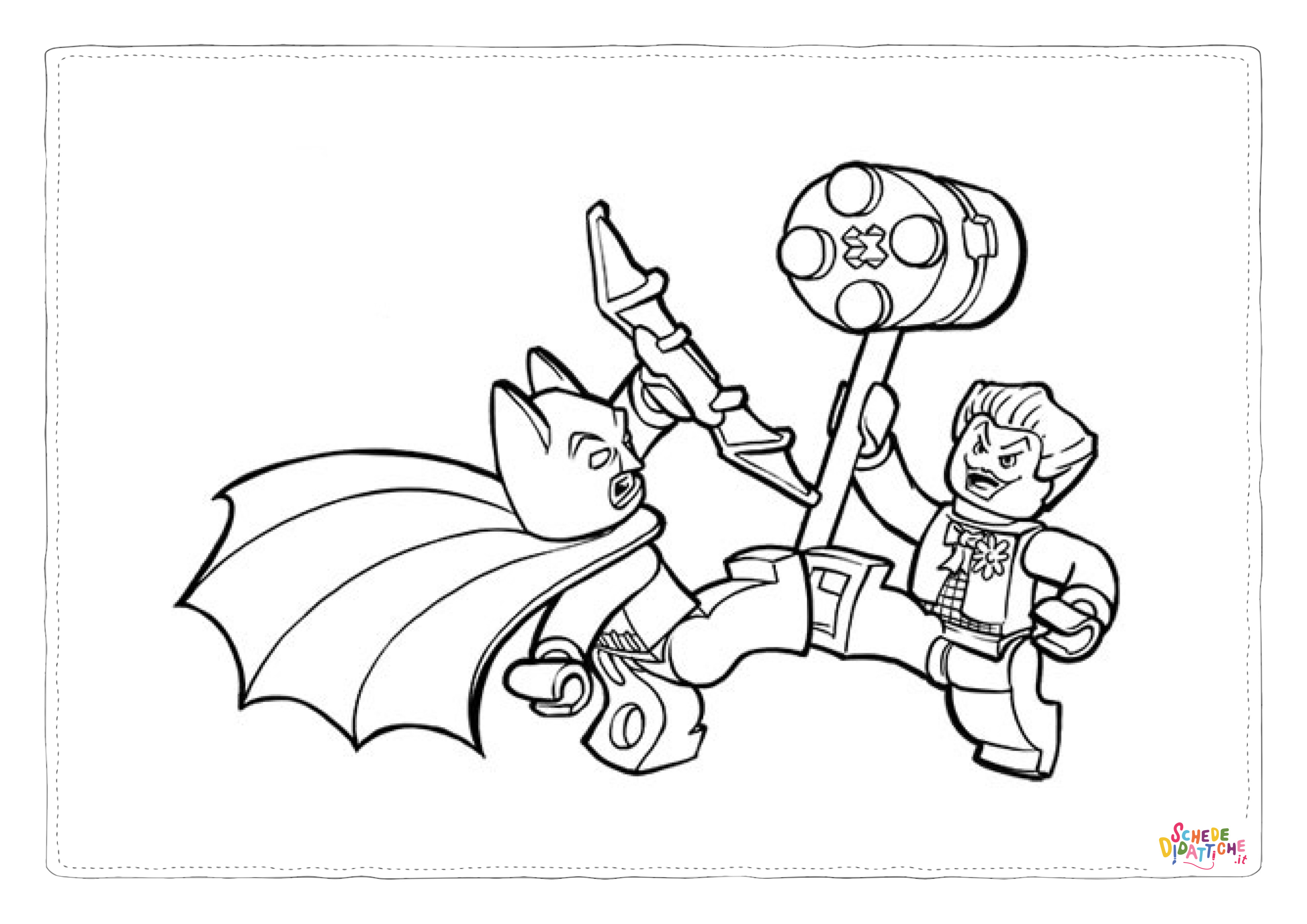 Disegno "Disegno di LEGO Batman da stampare e colorare 5" Disegno di LEGO Batman da stampare e colorare 5