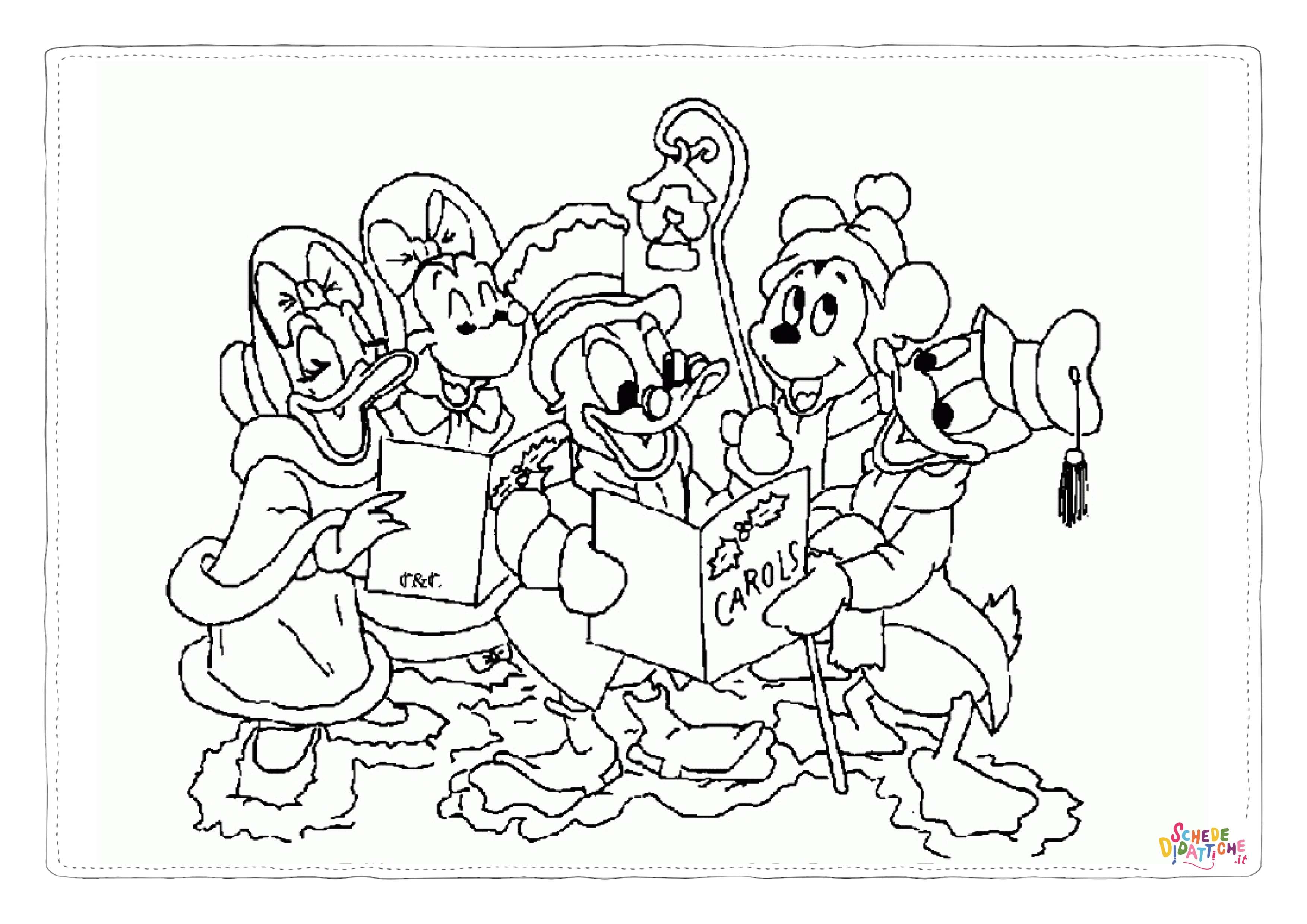 Disegno "Disegno di Paperino da stampare e colorare 30" Disegno di Paperino da stampare e colorare 30