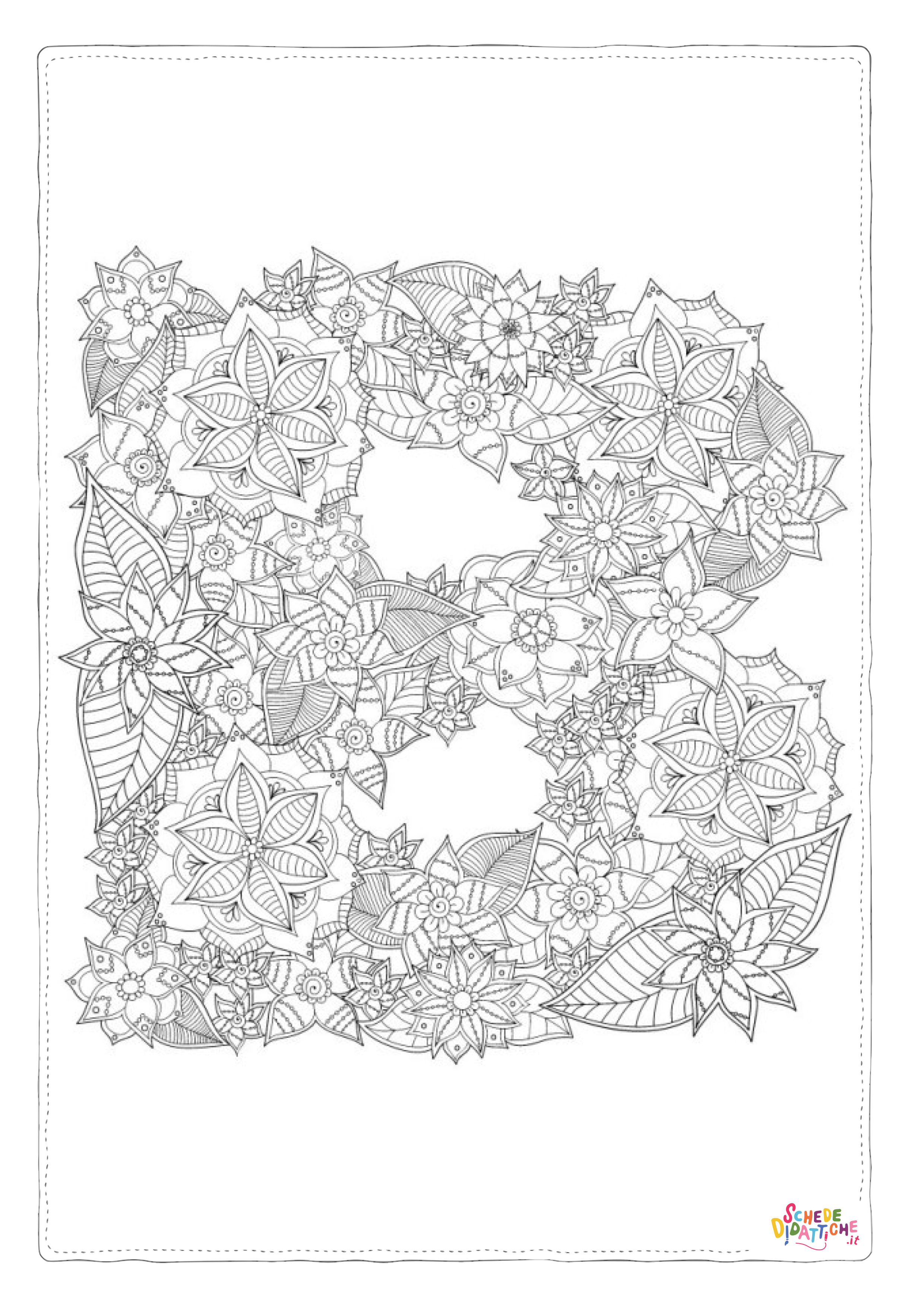Disegno "Disegno di lettera dell'alfabeto da stampare e colorare 111" Disegno di lettera dell'alfabeto da stampare e colorare 111