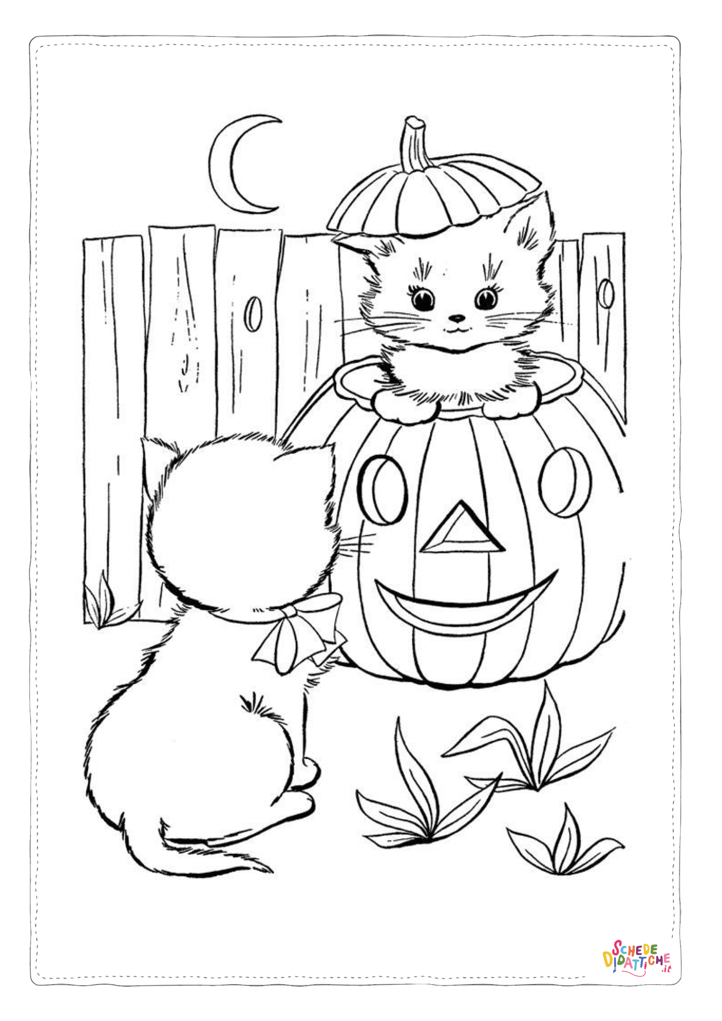 Disegno "Disegno di bambino ad Halloween da stampare e colorare 26" Disegno di bambino ad Halloween da stampare e colorare 26