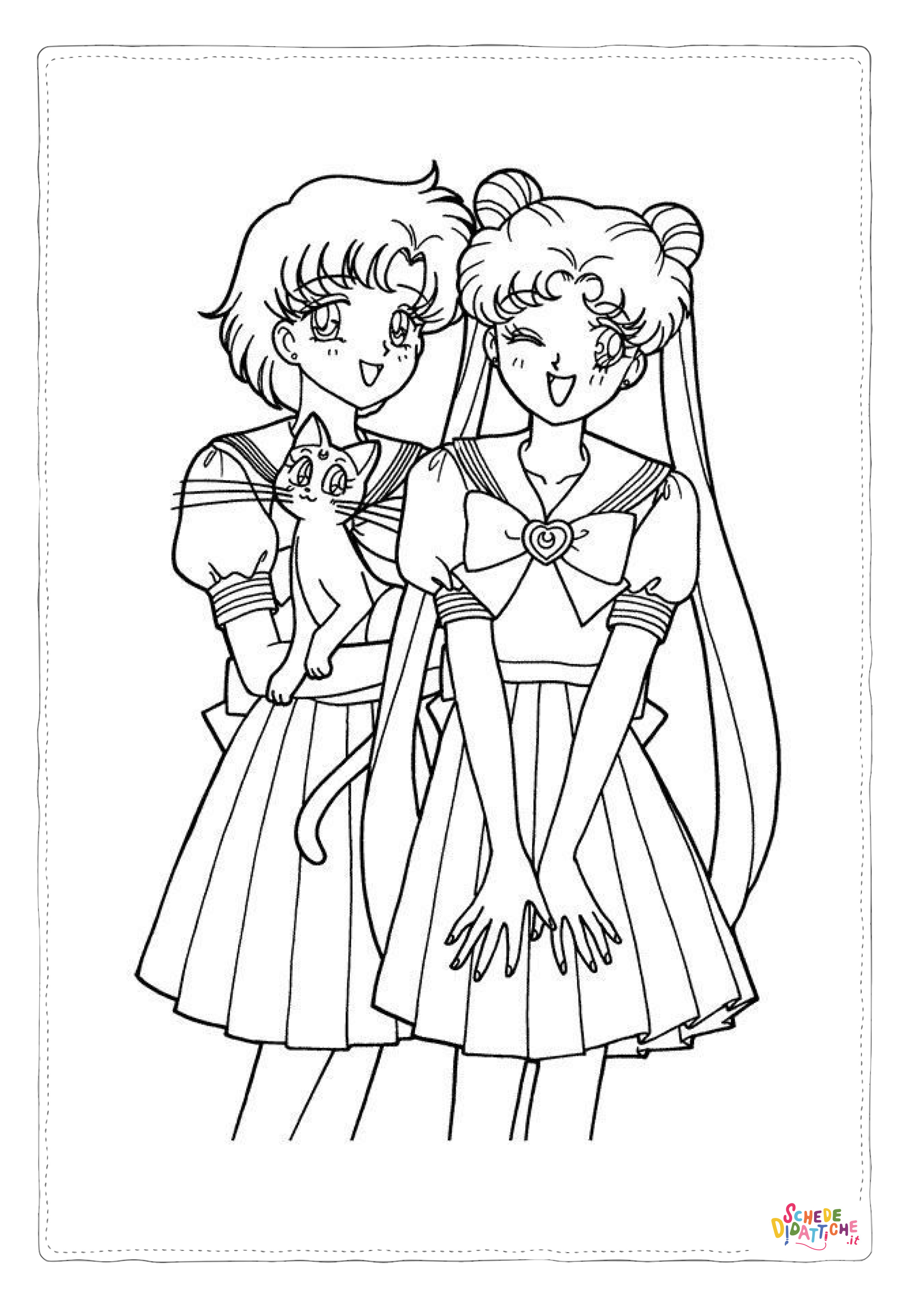 Disegno di Sailor Moon da stampare e colorare 48