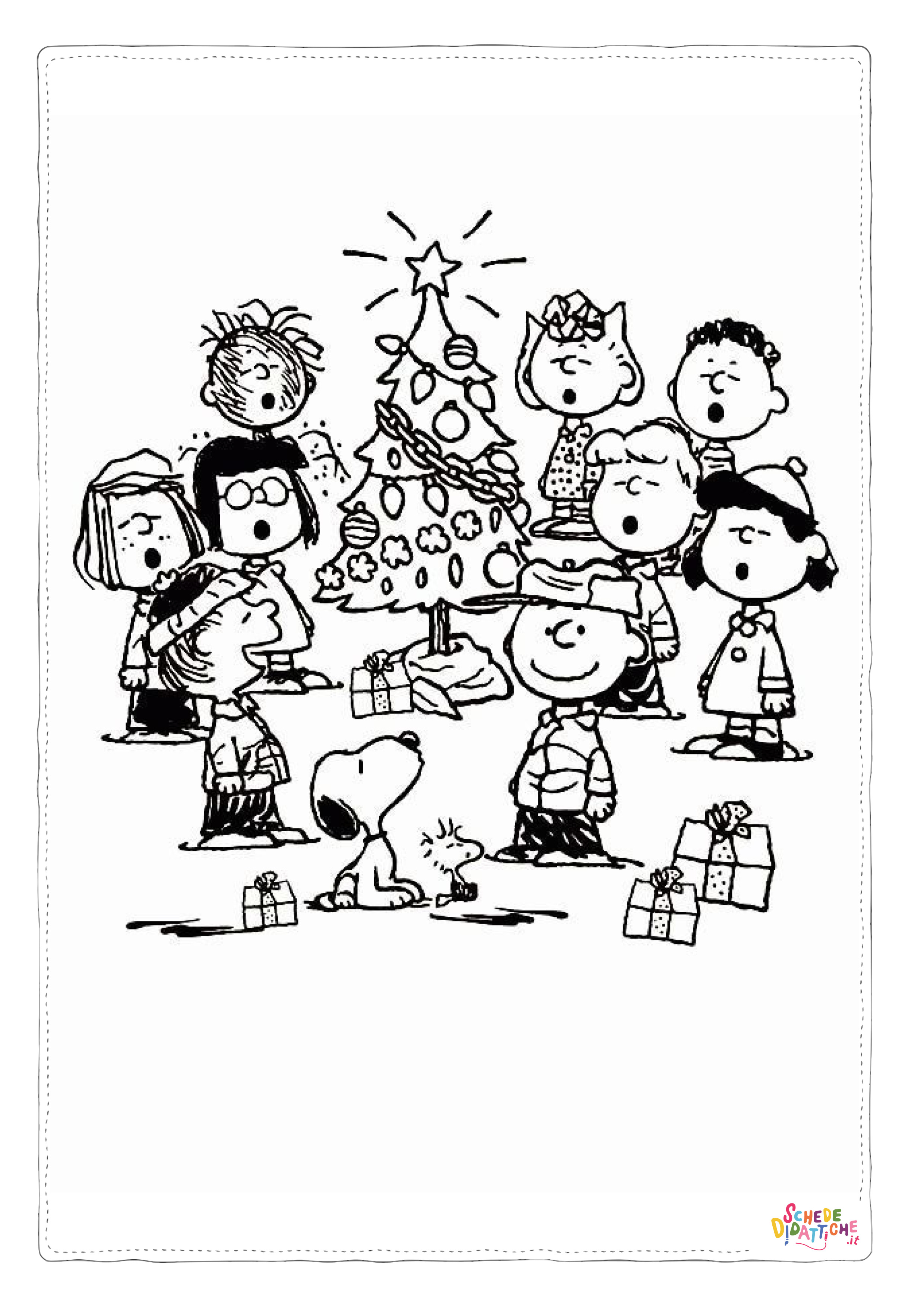 Disegno "Disegno di Snoopy da stampare e colorare 44" Disegno di Snoopy da stampare e colorare 44
