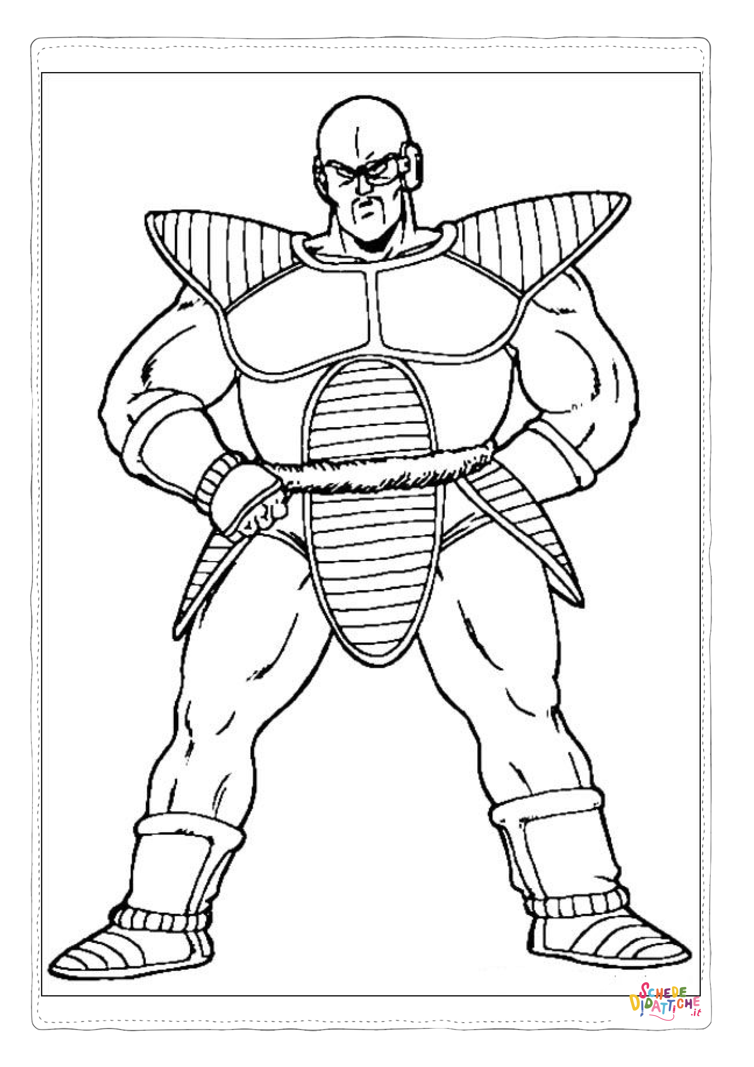 Disegno di Dragon Ball da stampare e colorare 114