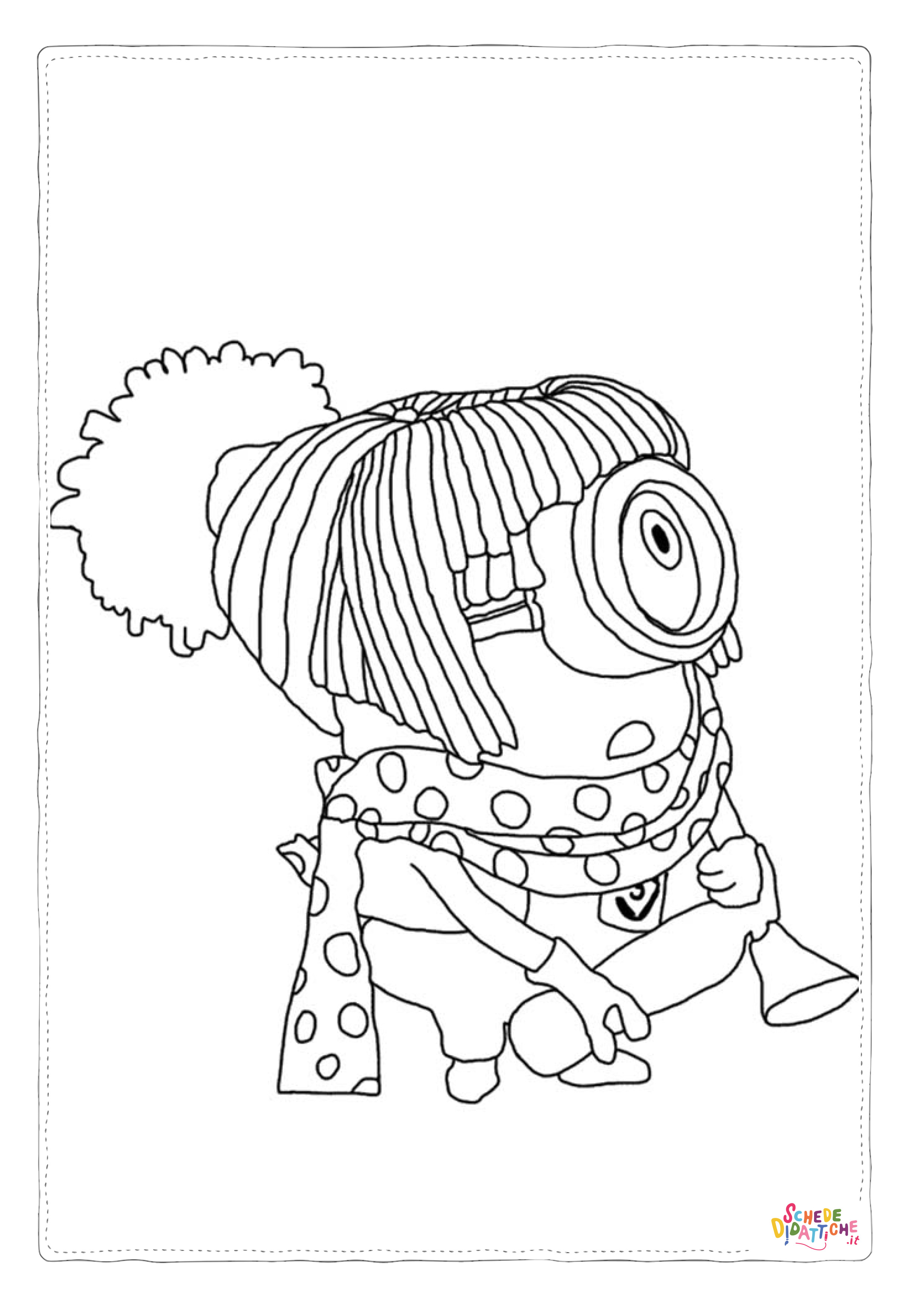Disegno "Disegno di Cattivissimo me - Minions da stampare e colorare 32" Disegno di Cattivissimo me - Minions da stampare e colorare 32