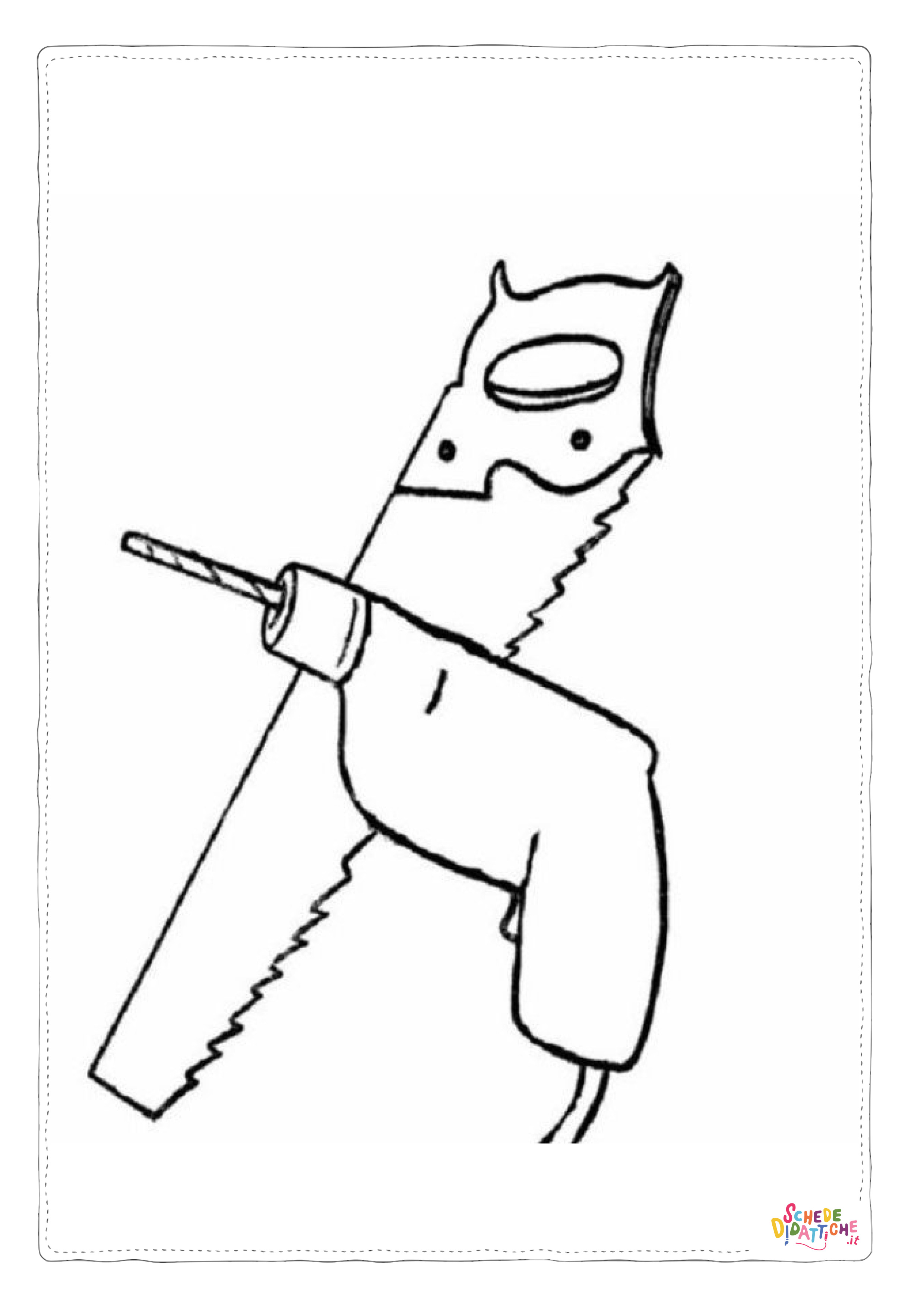 Disegno "Disegno di utensile da lavoro da stampare e colorare 13" Disegno di utensile da lavoro da stampare e colorare 13
