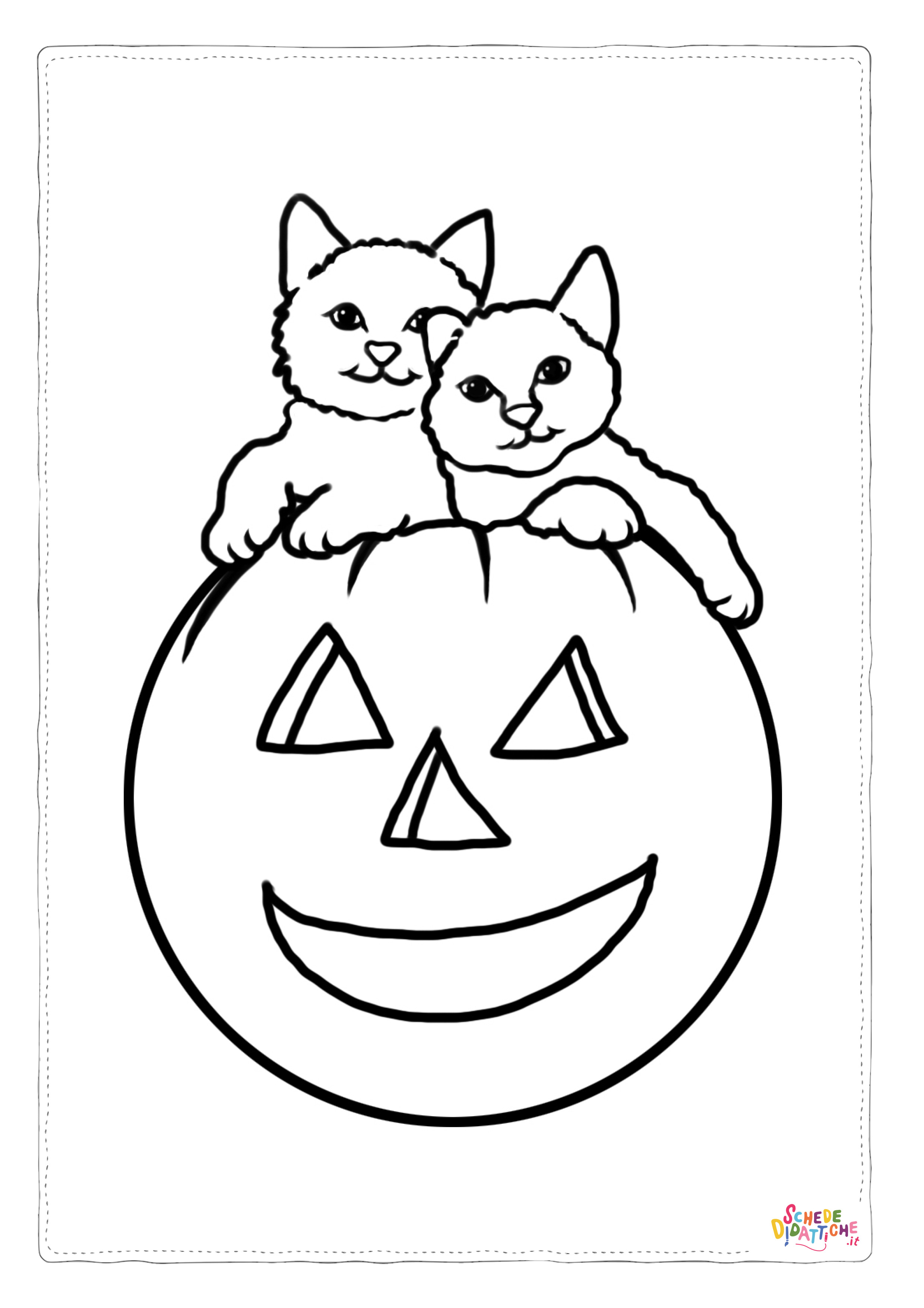 Disegno "Disegno di zucca di Halloween da stampare e colorare 159" Disegno di zucca di Halloween da stampare e colorare 159