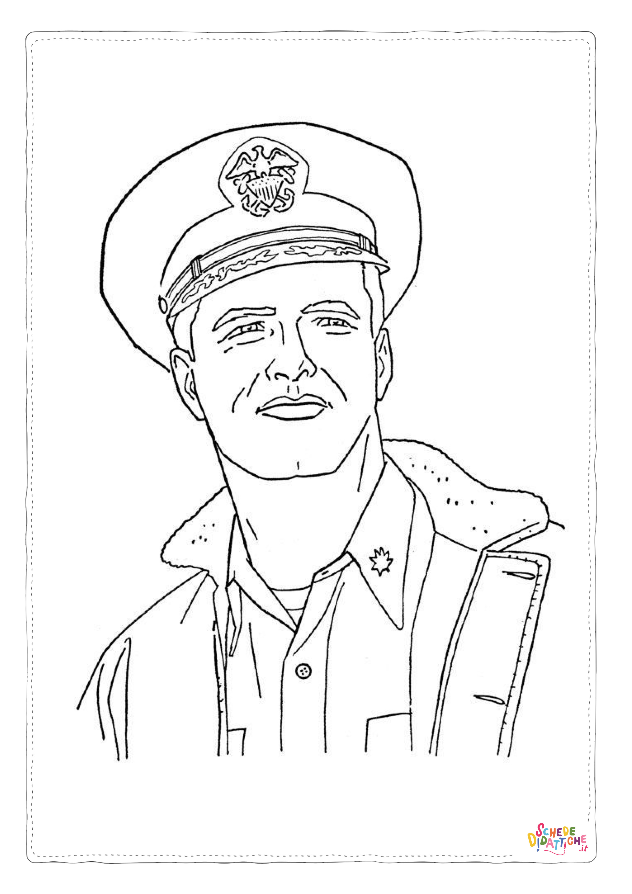 Disegno "Disegno di soldato da stampare e colorare 67" Disegno di soldato da stampare e colorare 67