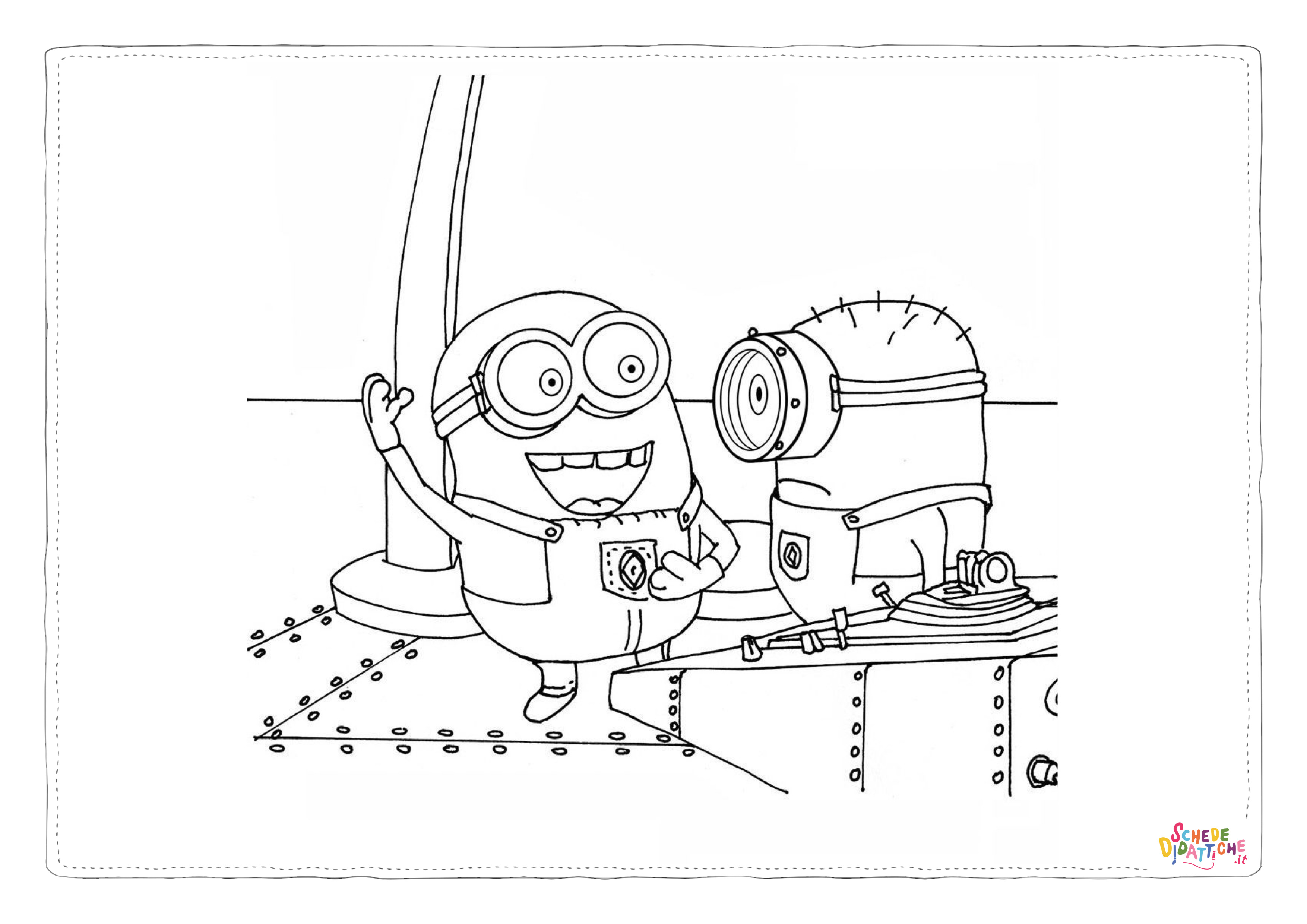 Disegno "Disegno di Cattivissimo me - Minions da stampare e colorare 52" Disegno di Cattivissimo me - Minions da stampare e colorare 52
