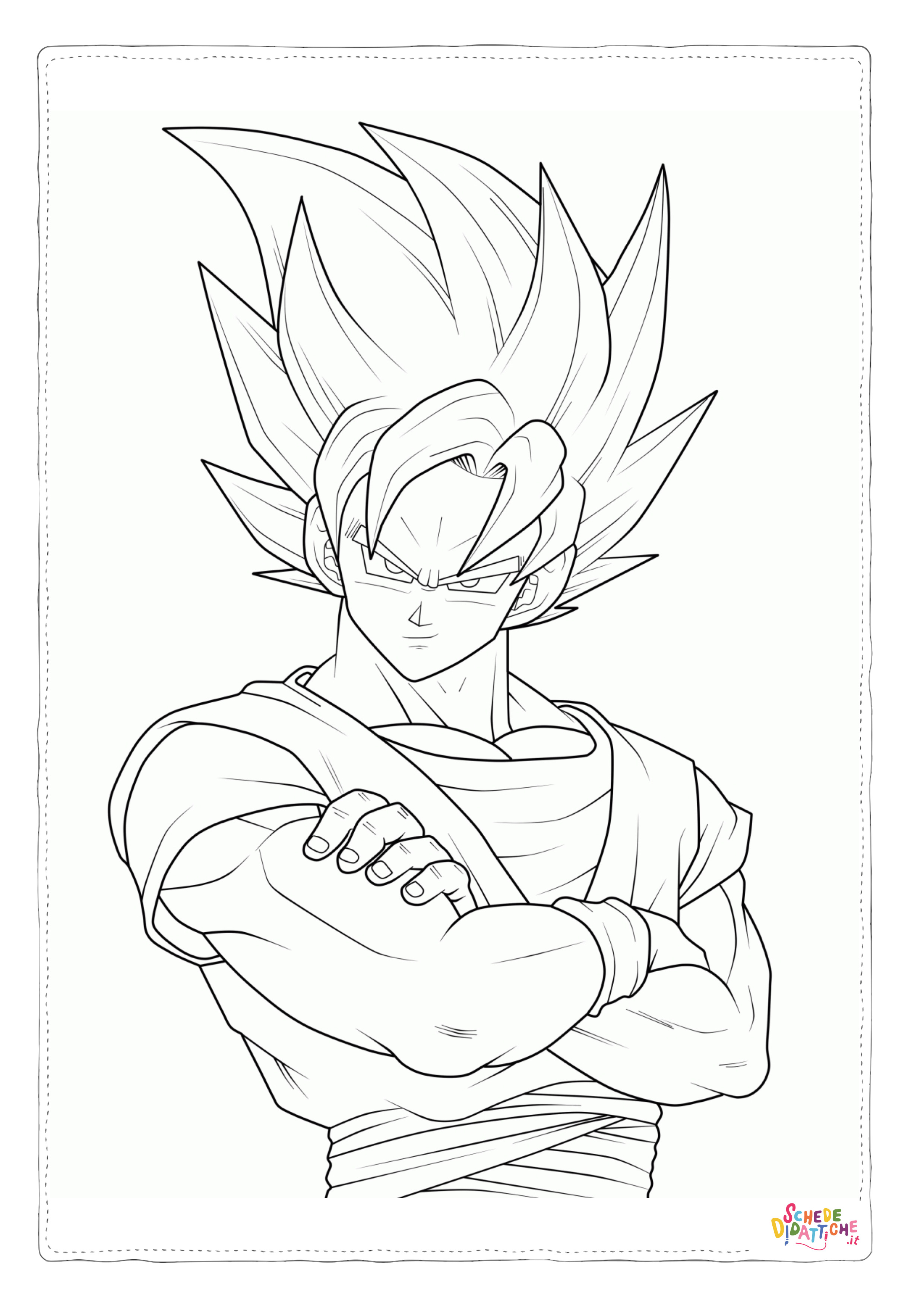 Disegno di Dragon Ball da stampare e colorare 123