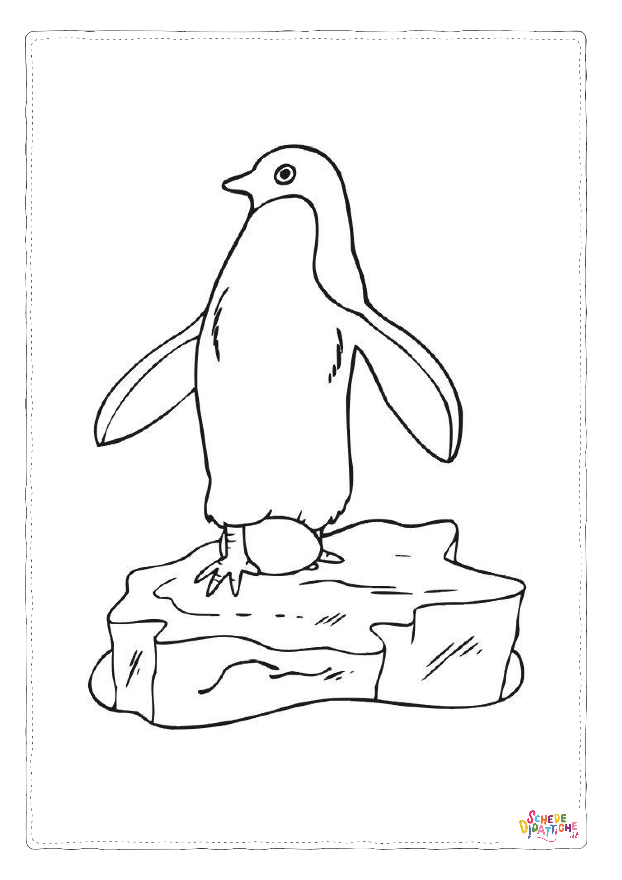Disegno di pinguino da stampare e colorare 61