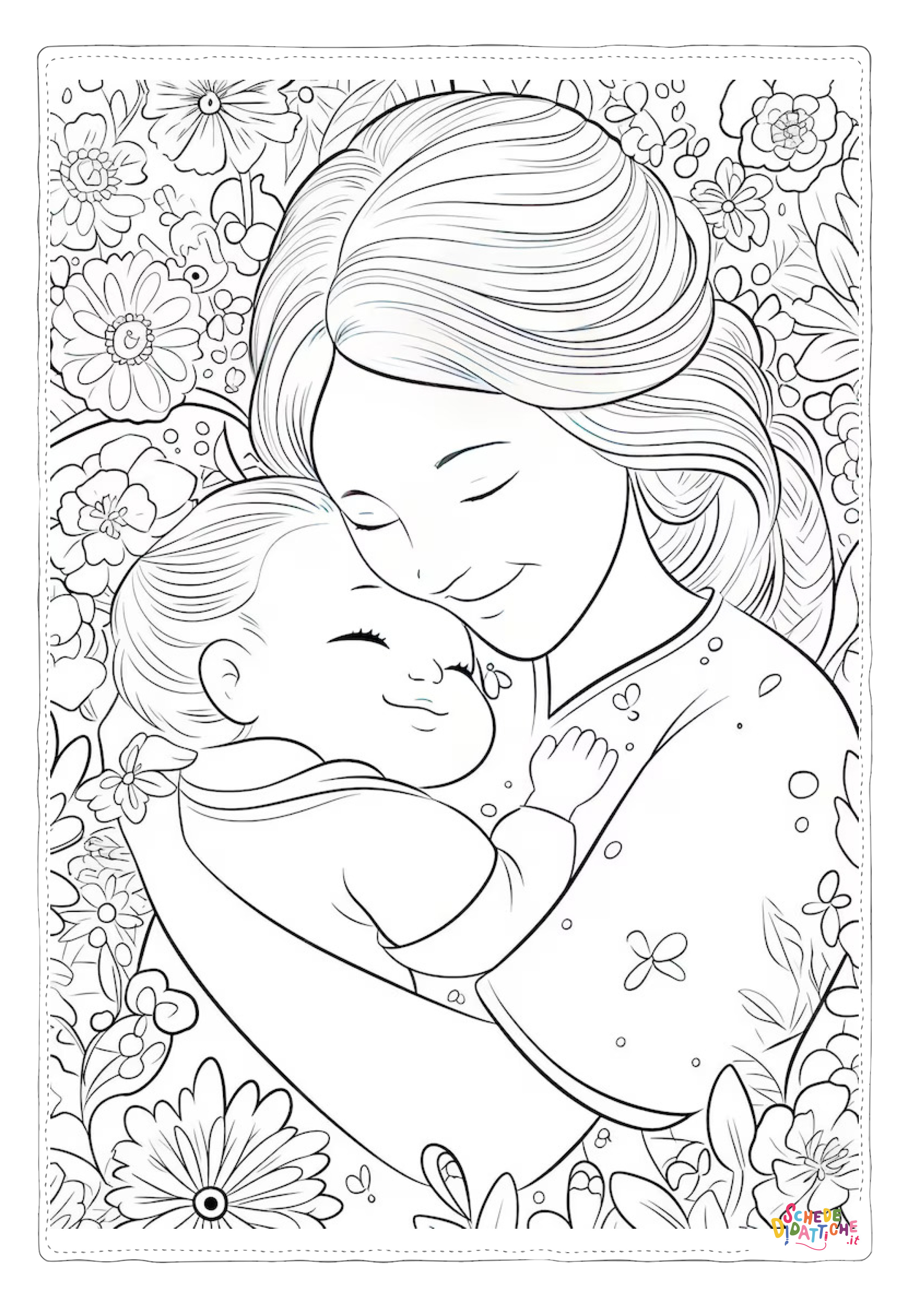 Disegno "Festa della mamma 6" Festa della mamma 6