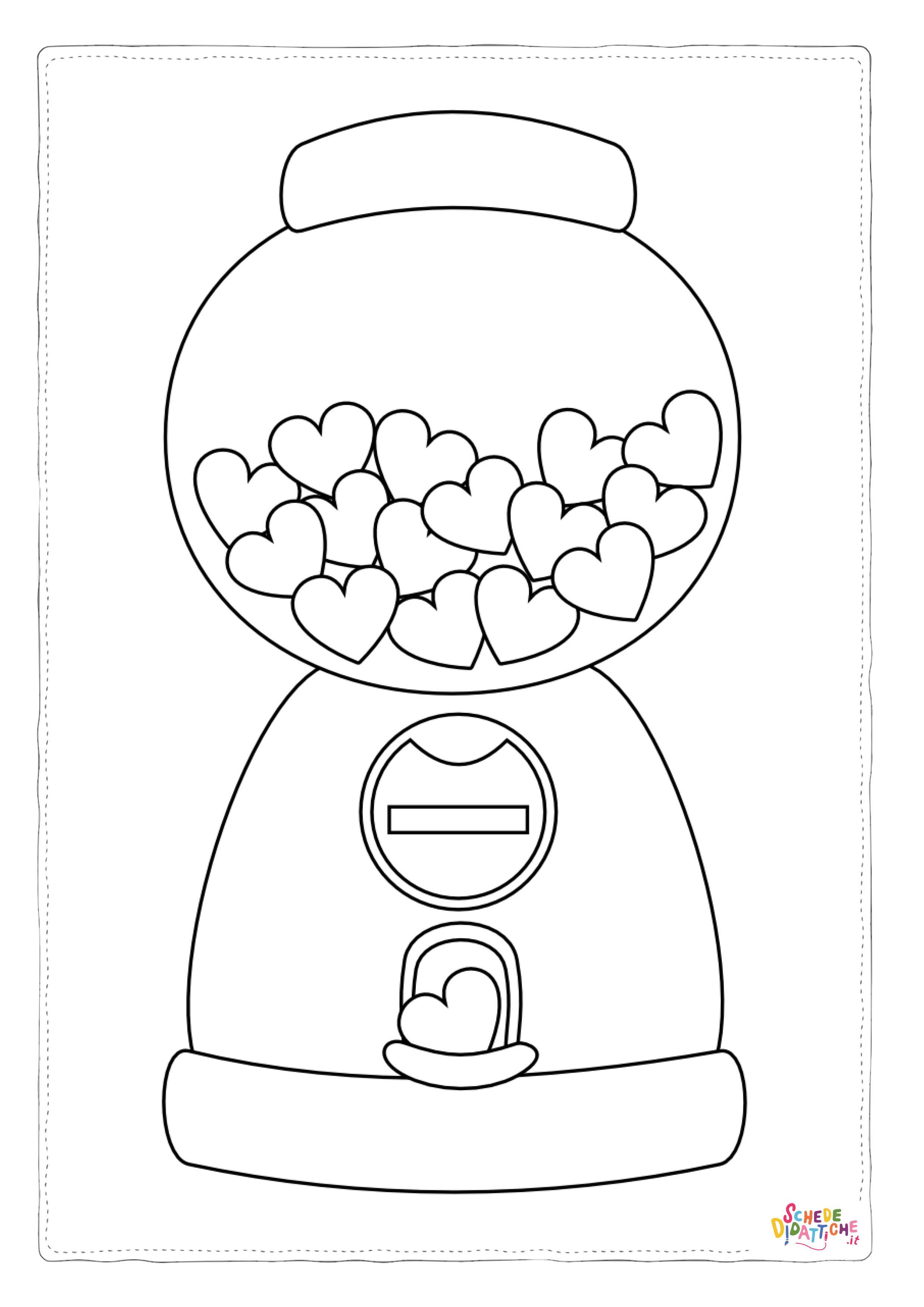 Disegno "Disegno di dolce da stampare e colorare 5" Disegno di dolce da stampare e colorare 5
