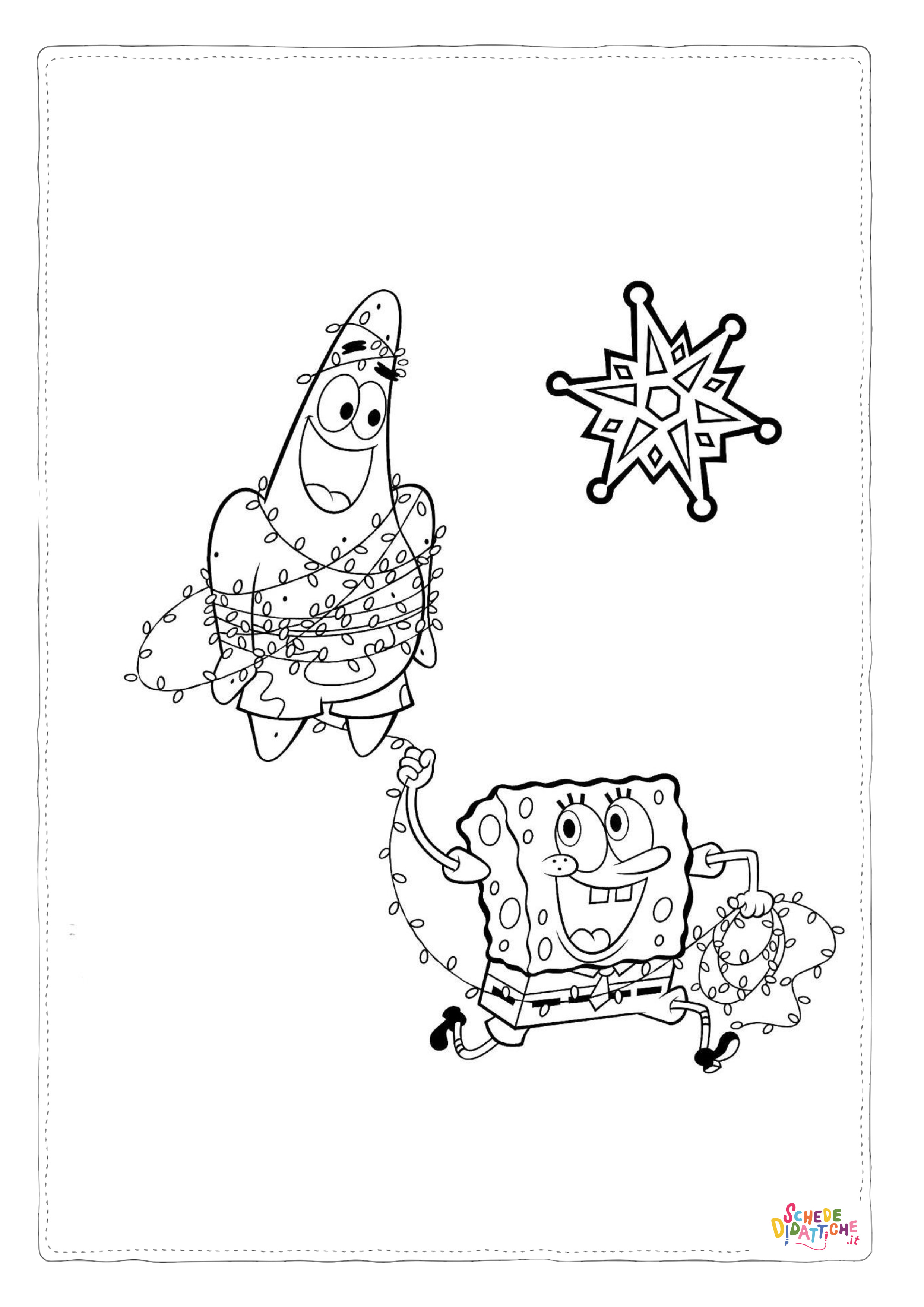 Disegno "Disegno di Spongebob da stampare e colorare 79" Disegno di Spongebob da stampare e colorare 79