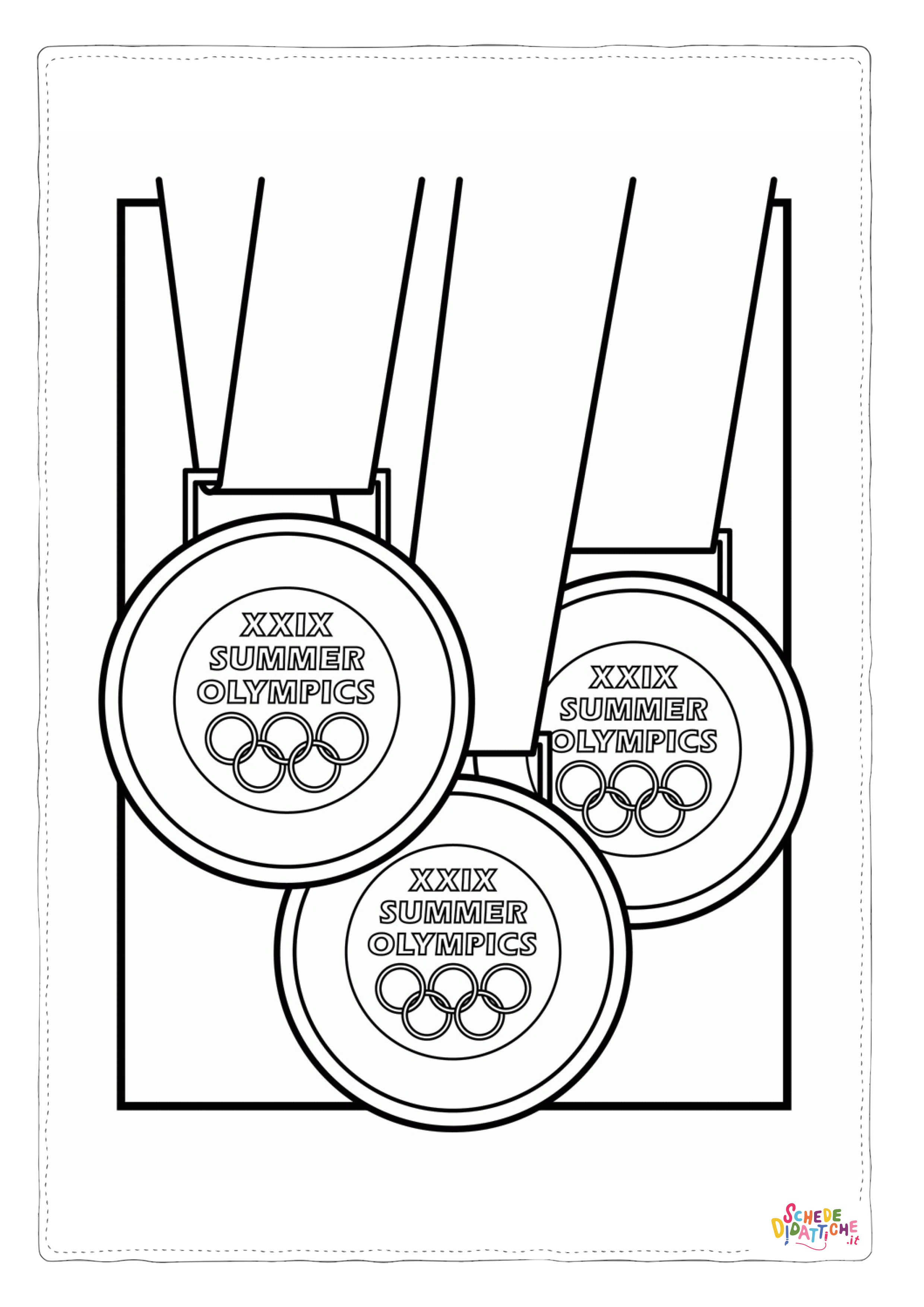 Disegno di giochi olimpici da stampare e colorare 8