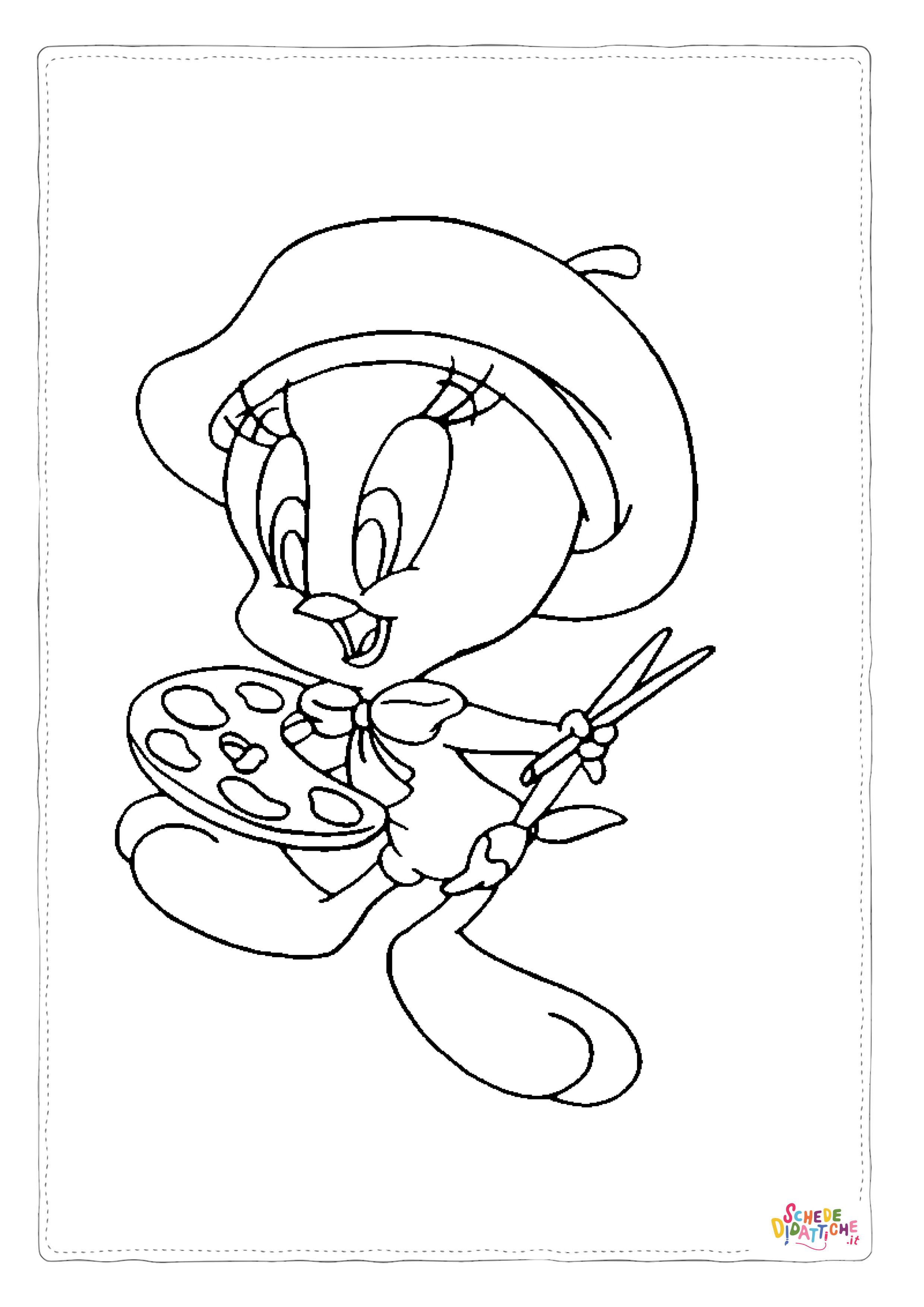 Disegno "Disegno di Titty da stampare e colorare 23" Disegno di Titty da stampare e colorare 23