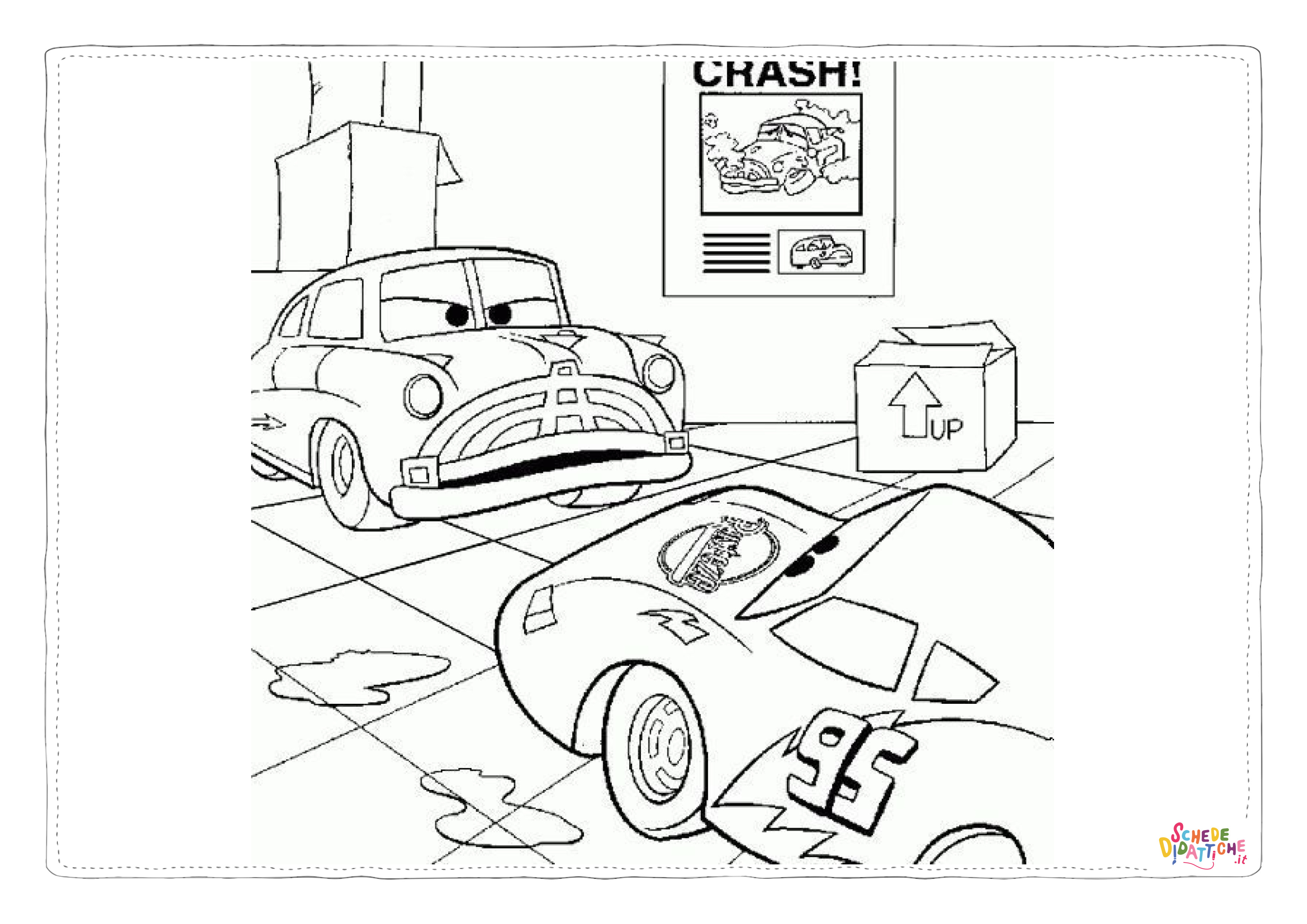 Disegno "Disegno di Cars da stampare e colorare 234" Disegno di Cars da stampare e colorare 234