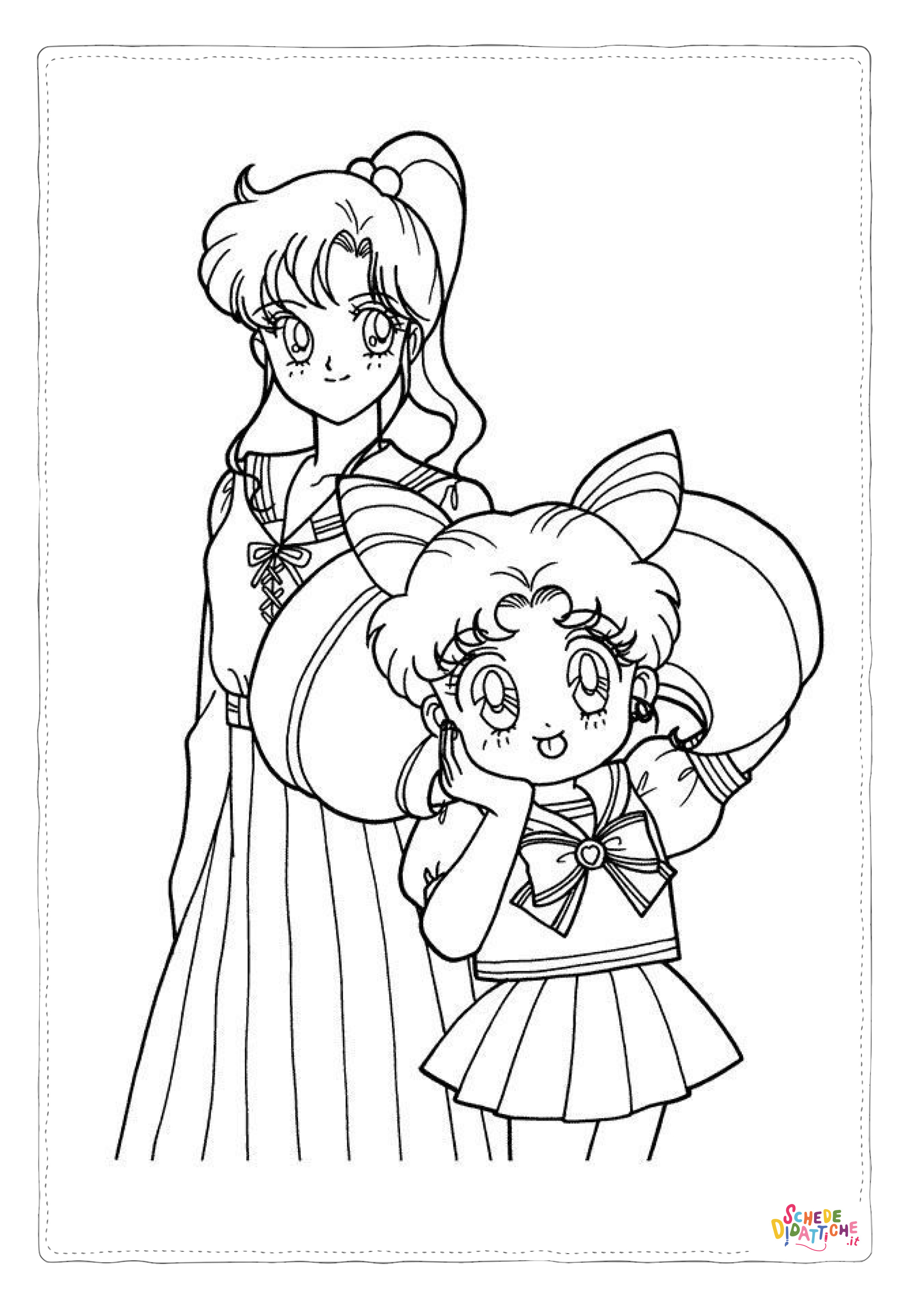 Disegno di Sailor Moon da stampare e colorare 49