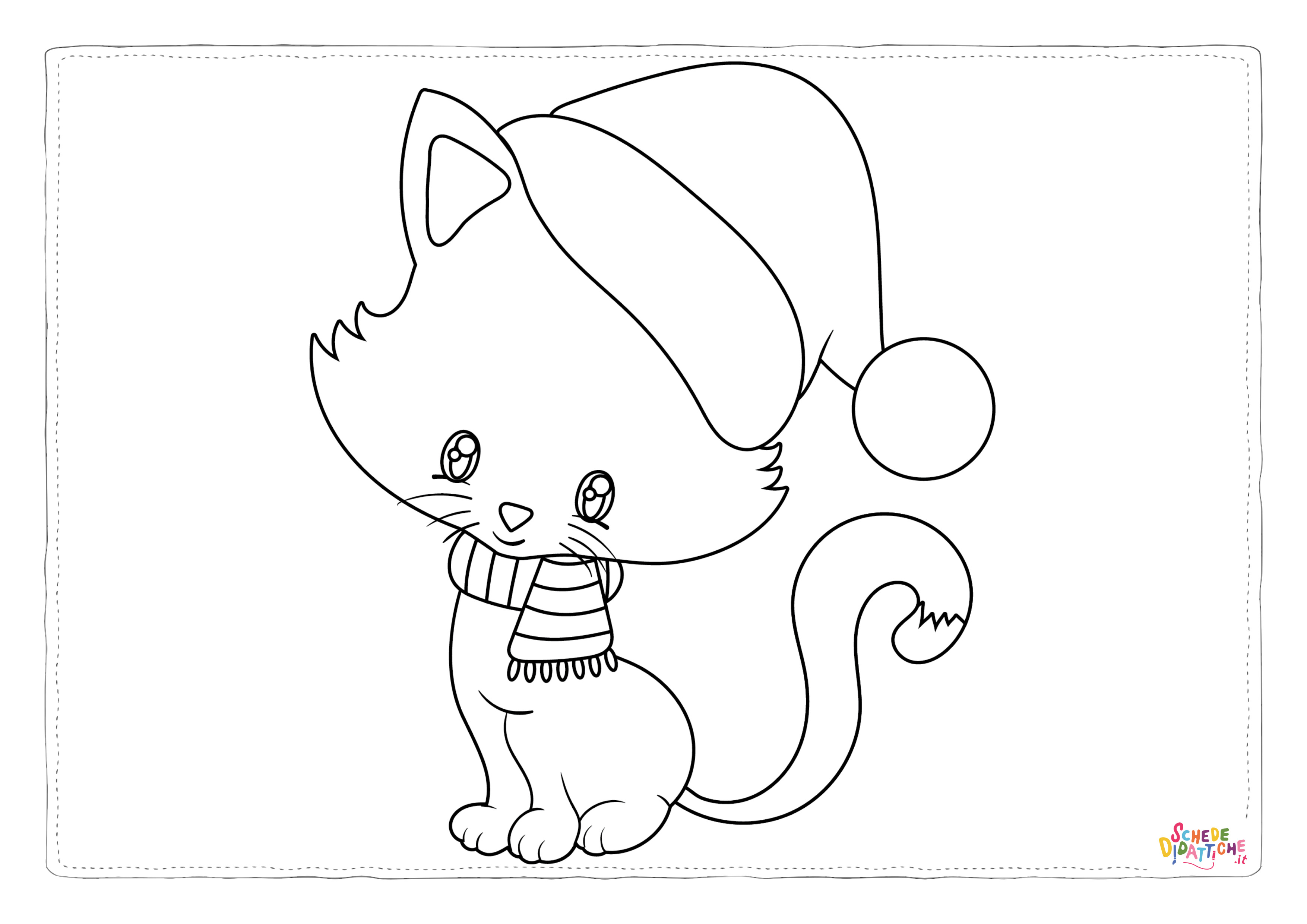 Disegno "CHRISTMAS CAT STAMPS-04" CHRISTMAS CAT STAMPS-04
