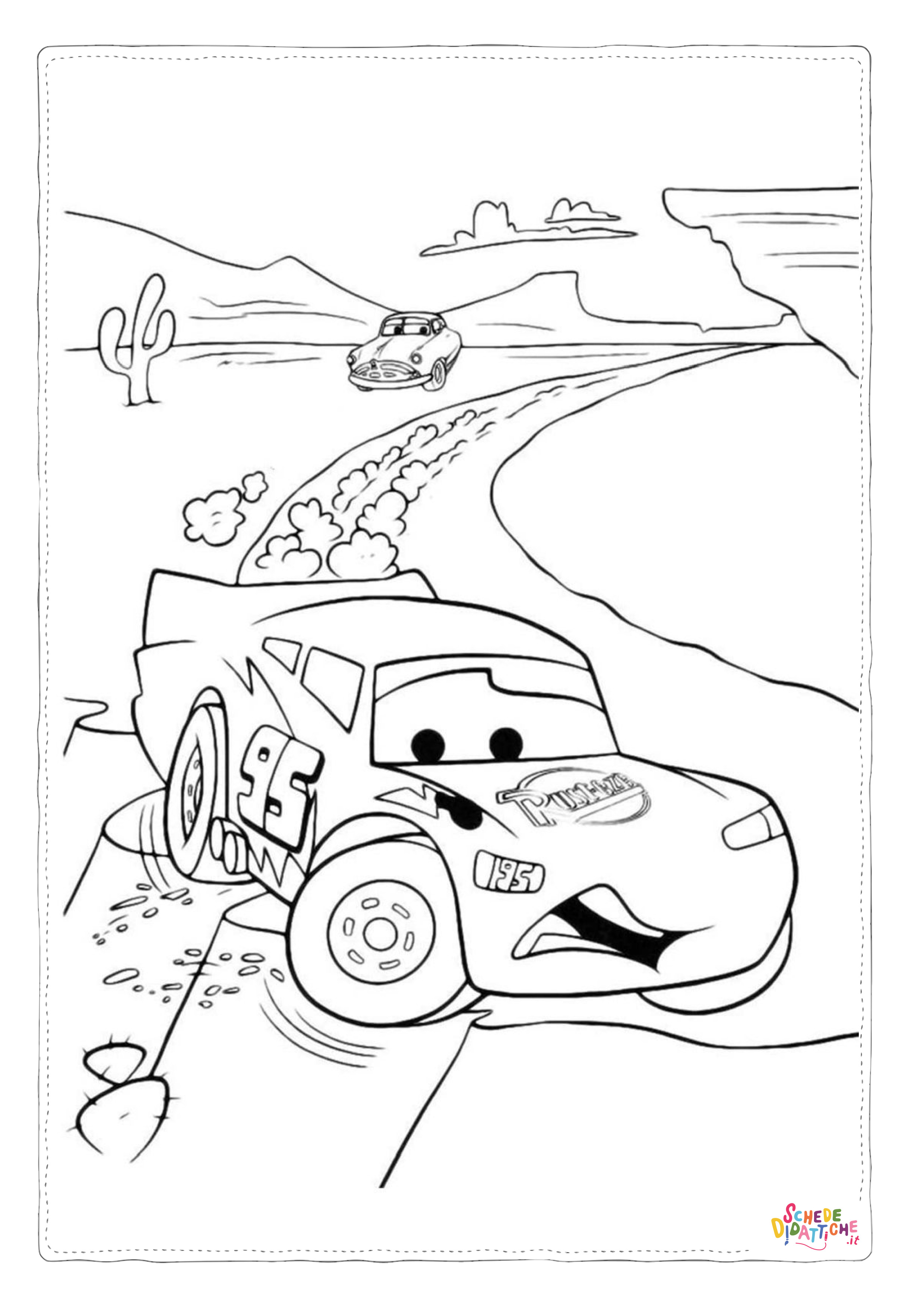 Disegno "Disegno di Cars da stampare e colorare 241" Disegno di Cars da stampare e colorare 241