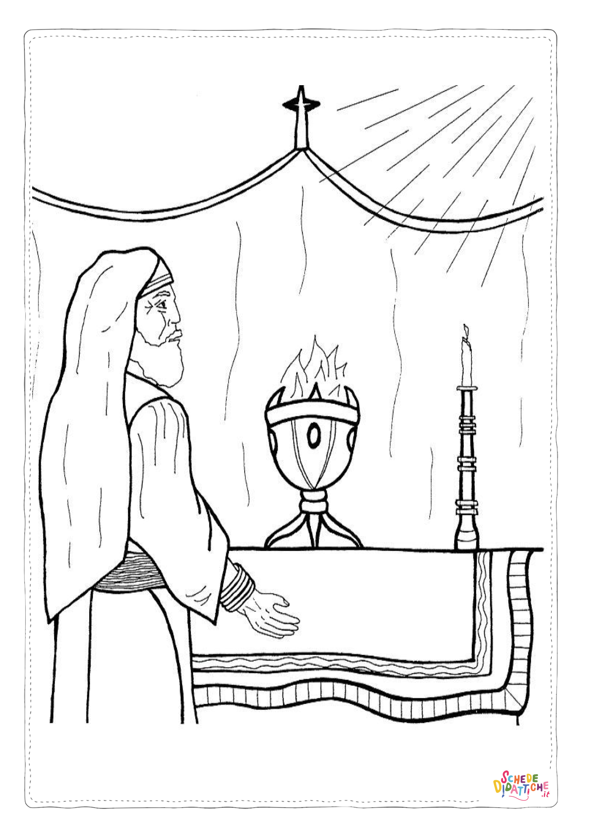 Disegno "Disegno di Cristianesimo da stampare e colorare 33" Disegno di Cristianesimo da stampare e colorare 33