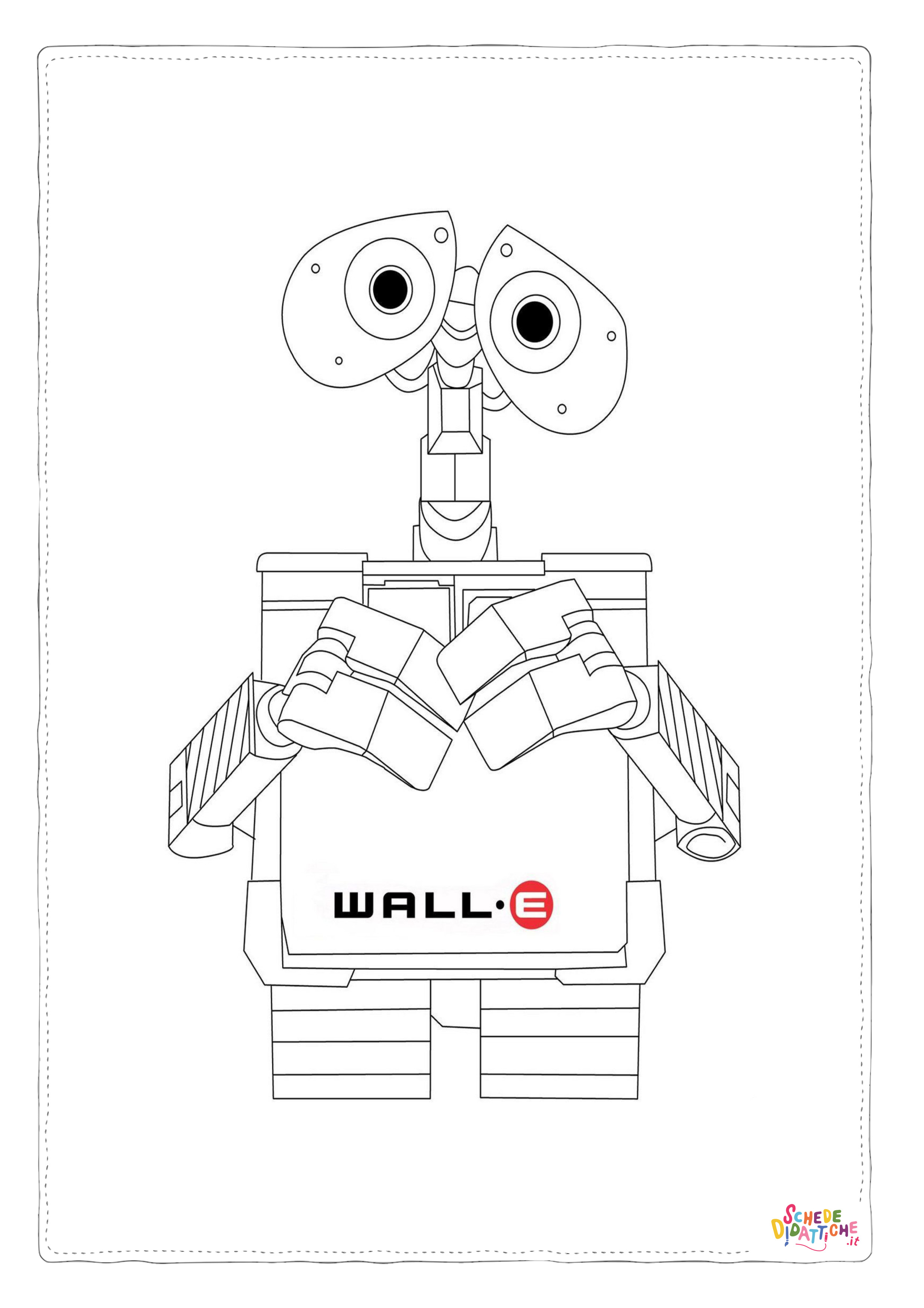 Disegno "Disegno di Wall-E da stampare e colorare 62" Disegno di Wall-E da stampare e colorare 62