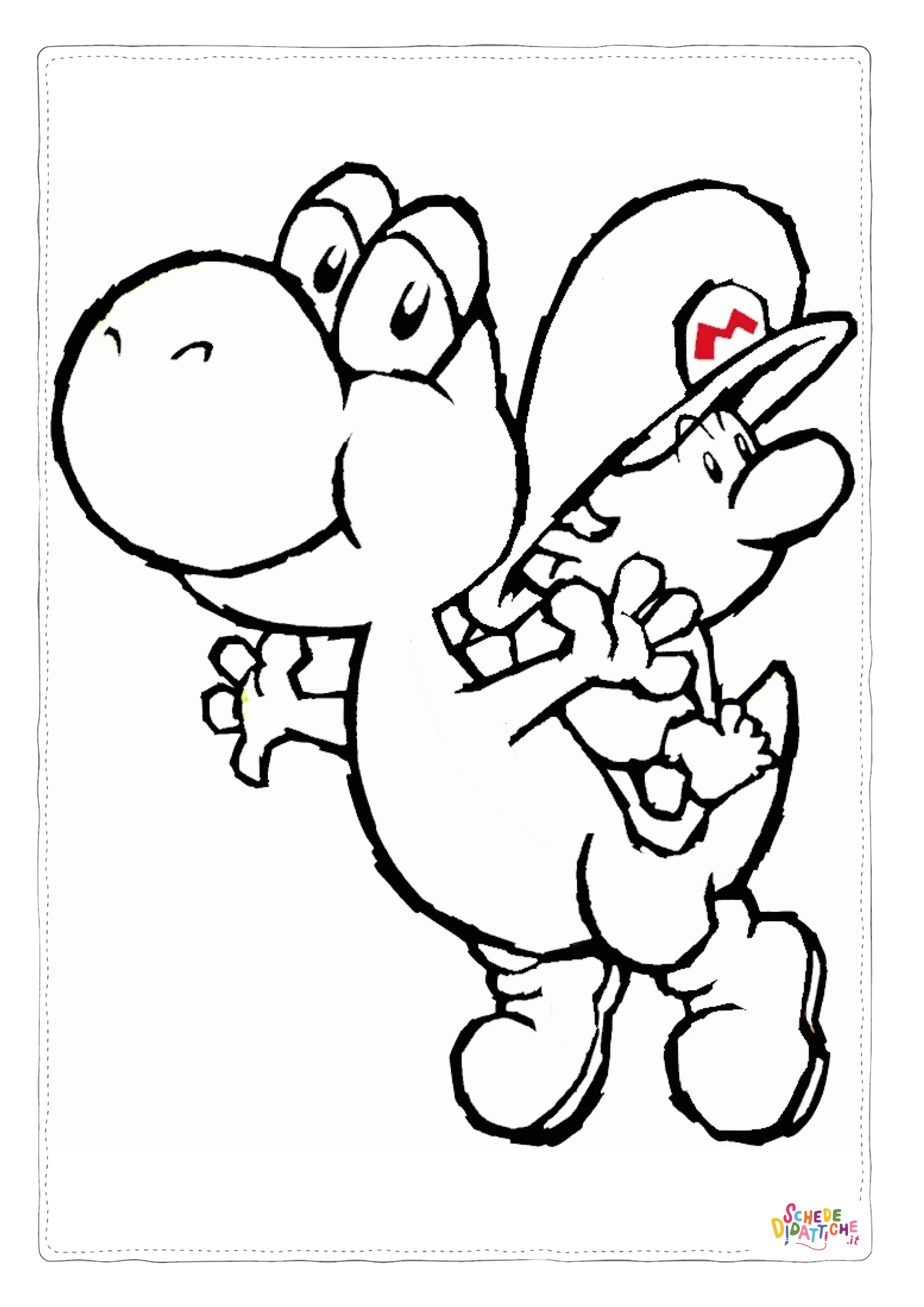 Disegno di Super Mario da stampare e colorare 53